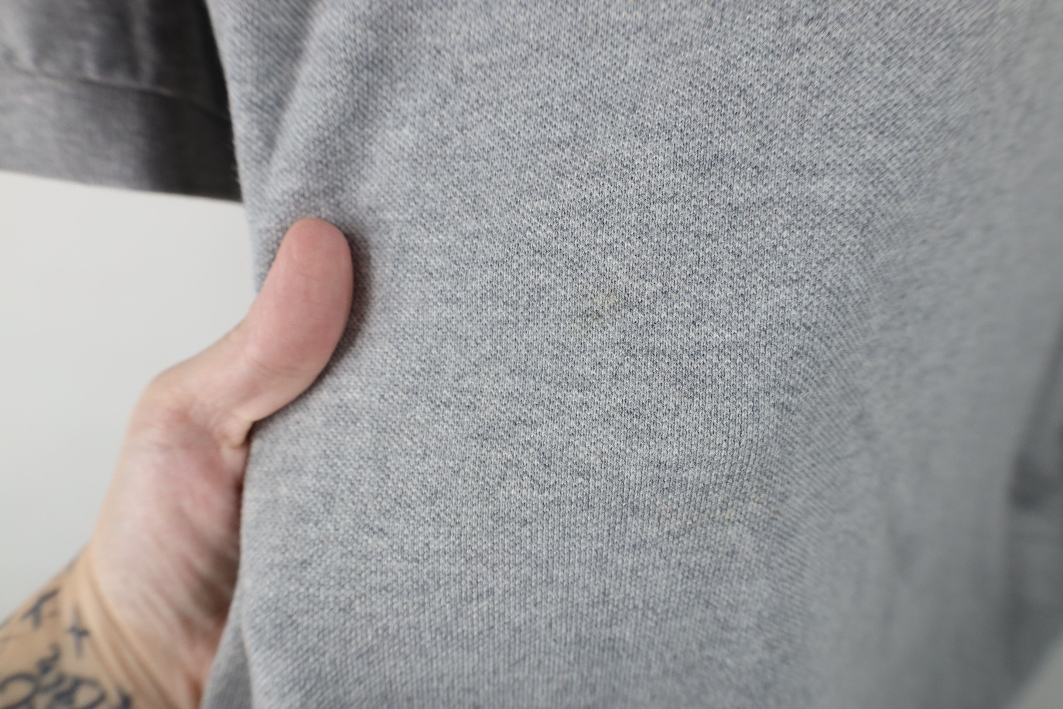 Ralph Lauren Vintage 90s Ralph Lauren Knit Collared Golf Polo Shirt Gray Size US XL / EU 56 / 4 - 5 Thumbnail