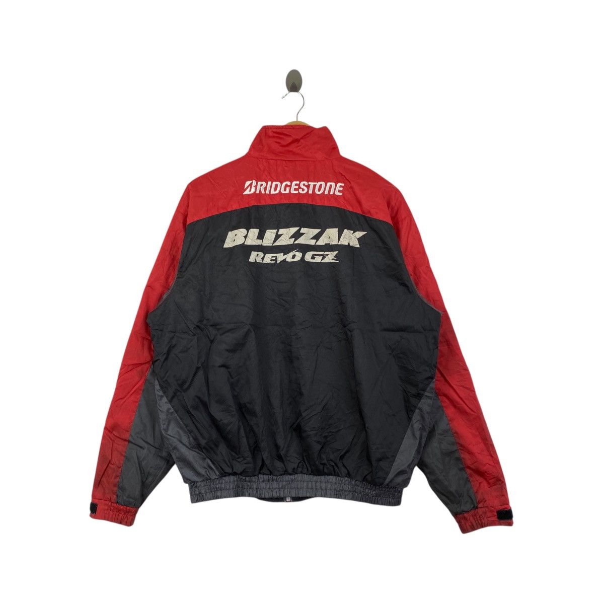 Vintage BLIZZAK BRIDGESTONE Revo GZ Racing Team Formula1 Windbreaker Size US XL / EU 56 / 4 - 5 Thumbnail