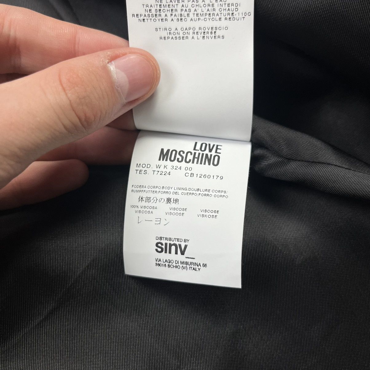Love Moschino Love Moschino Cashmere Luxury Coat Black Size M / US 6-8 / IT 42-44 - 12 Thumbnail