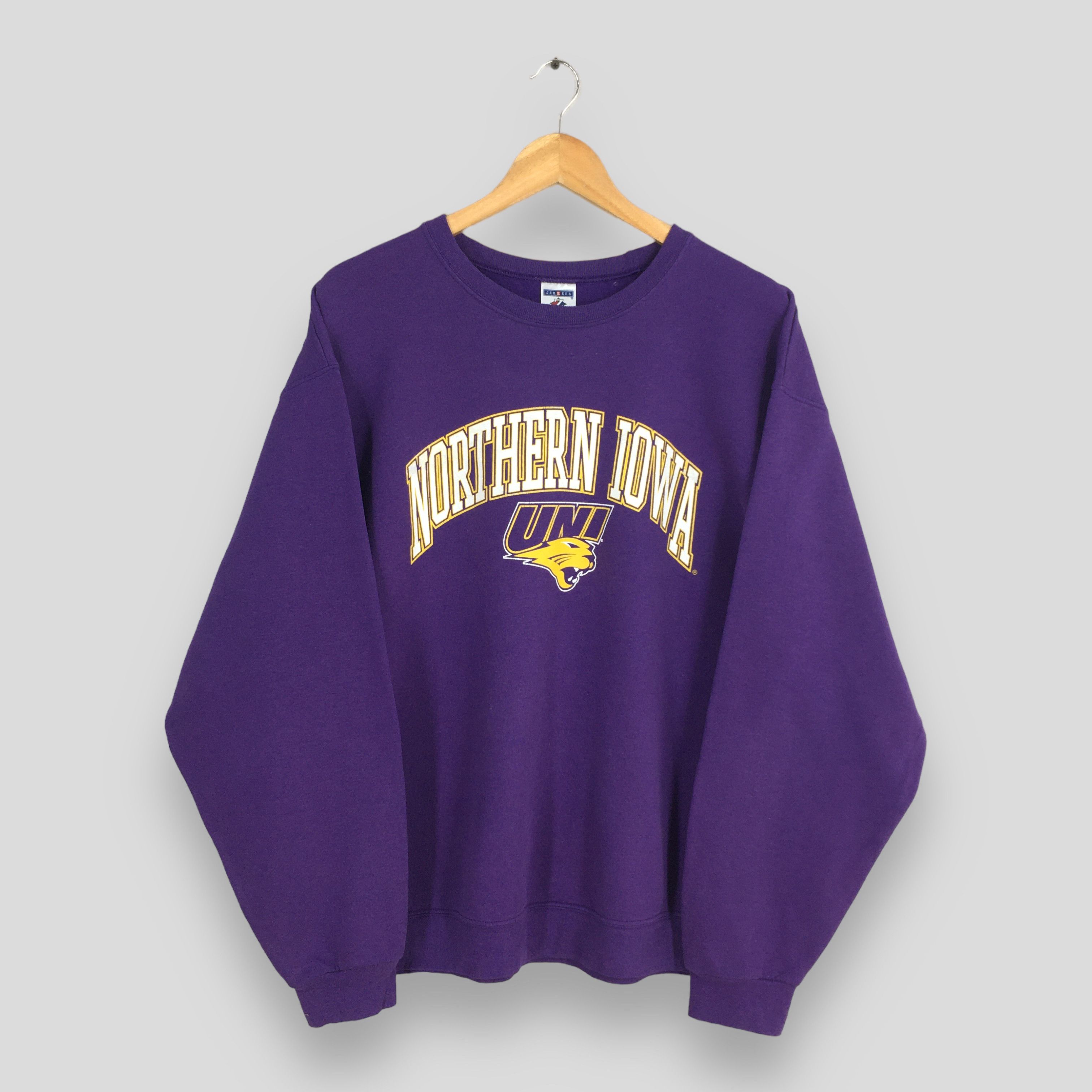 NCAA × Vintage Vintage Northern Iowa Panthers Football Sweatshirt XLarge Size US XL / EU 56 / 4 - 1 Thumbnail