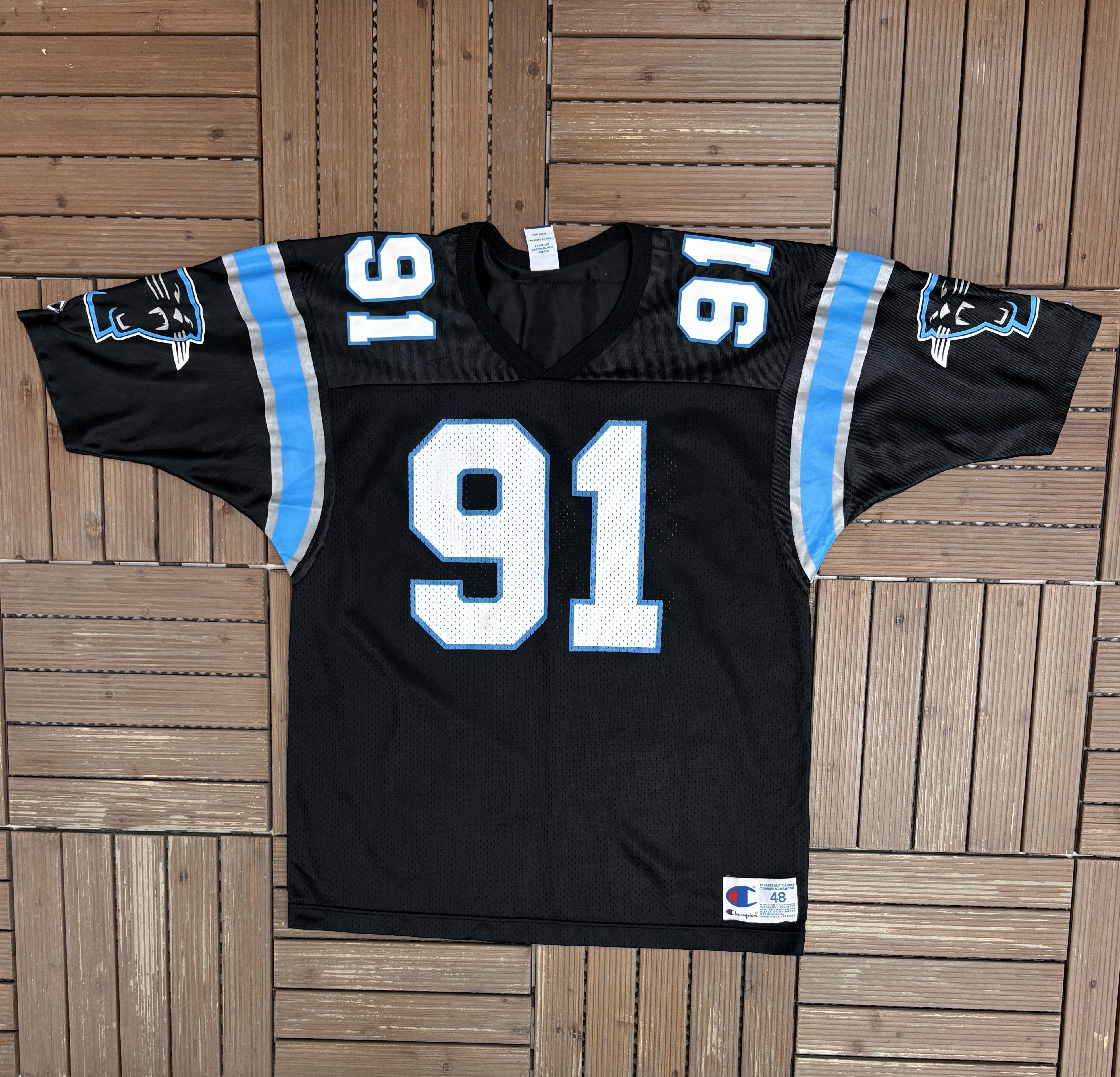 Champion Carolina Panthers Kevin Greene Vintage Football Jersey Size US XL / EU 56 / 4 - 1 Thumbnail
