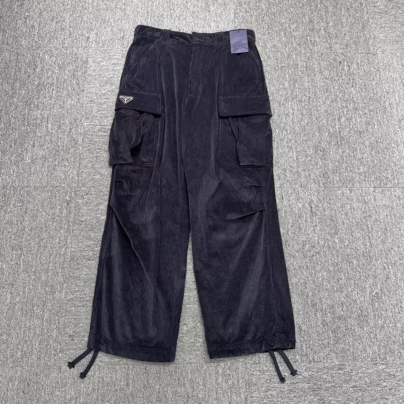 Prada Prada Corduroy casual pants 2505-Nextarrow Size US 34 / EU 50 - 1 Thumbnail