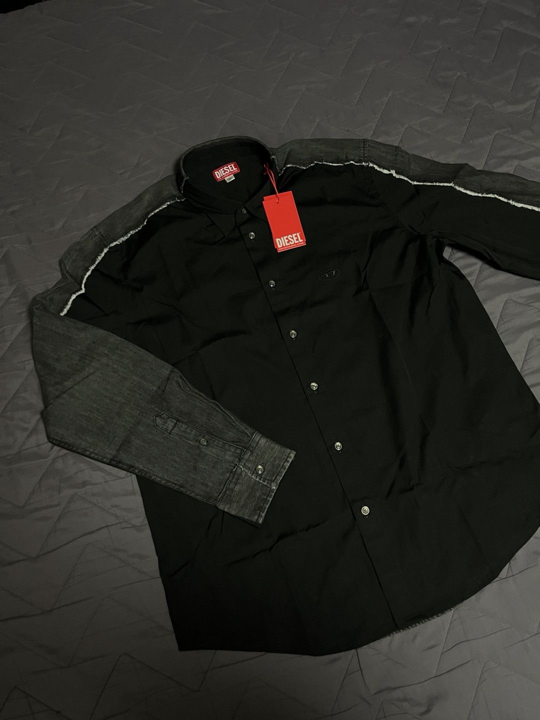 Diesel Diesel S warh low edge denim shirt Size US L / EU 52-54 / 3 - 4 Thumbnail