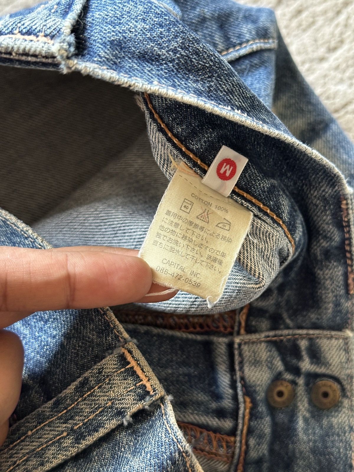 Kapital 1990s Kapital Denim Bush Pant Jeans Size US 30 / EU 46 - 13 Thumbnail