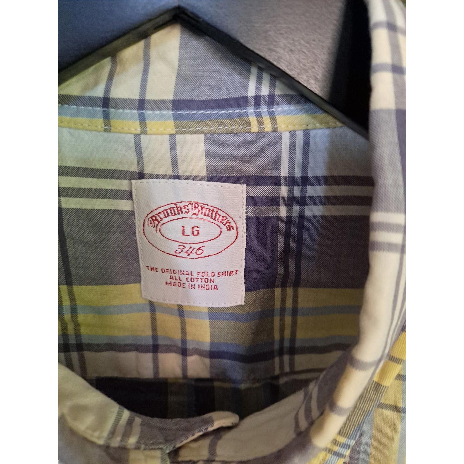 Brooks Brothers Brooks Brothers Original Polo Button Up Blue, Yellow and Whi Size US L / EU 52-54 / 3 - 3 Thumbnail