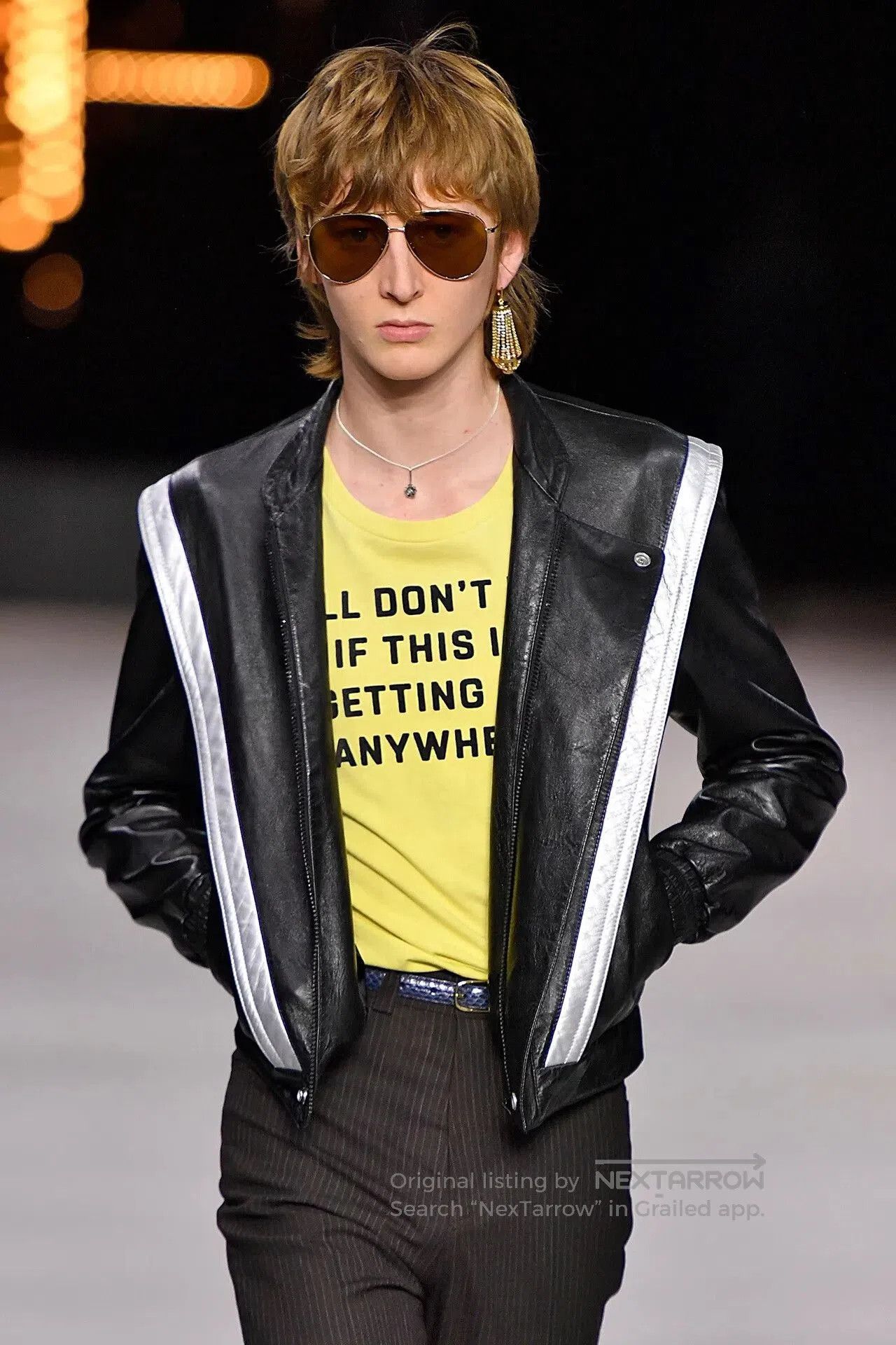 Saint Laurent Paris Saint Laurent SLP Classic11 Aviator Sunglasses. Size ONE SIZE - 6 Thumbnail