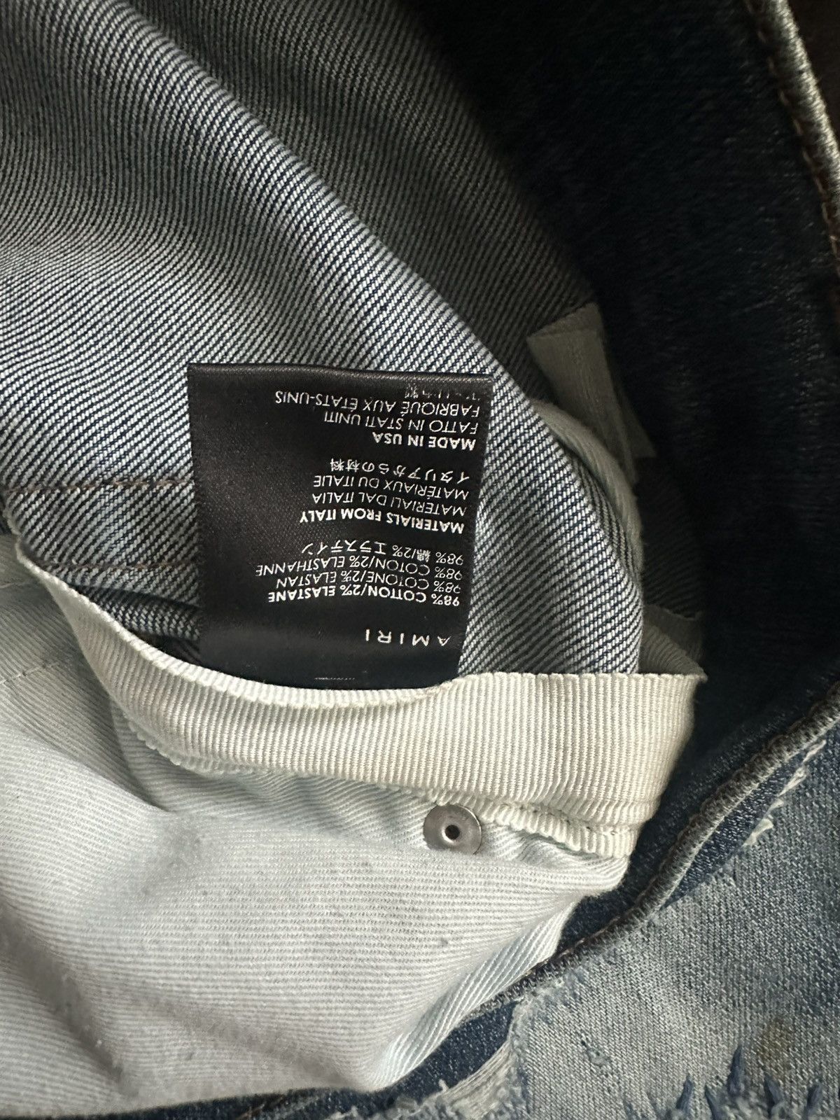 Amiri AMIRI INDIGO JEAN Size US 34 / EU 50 - 8 Thumbnail