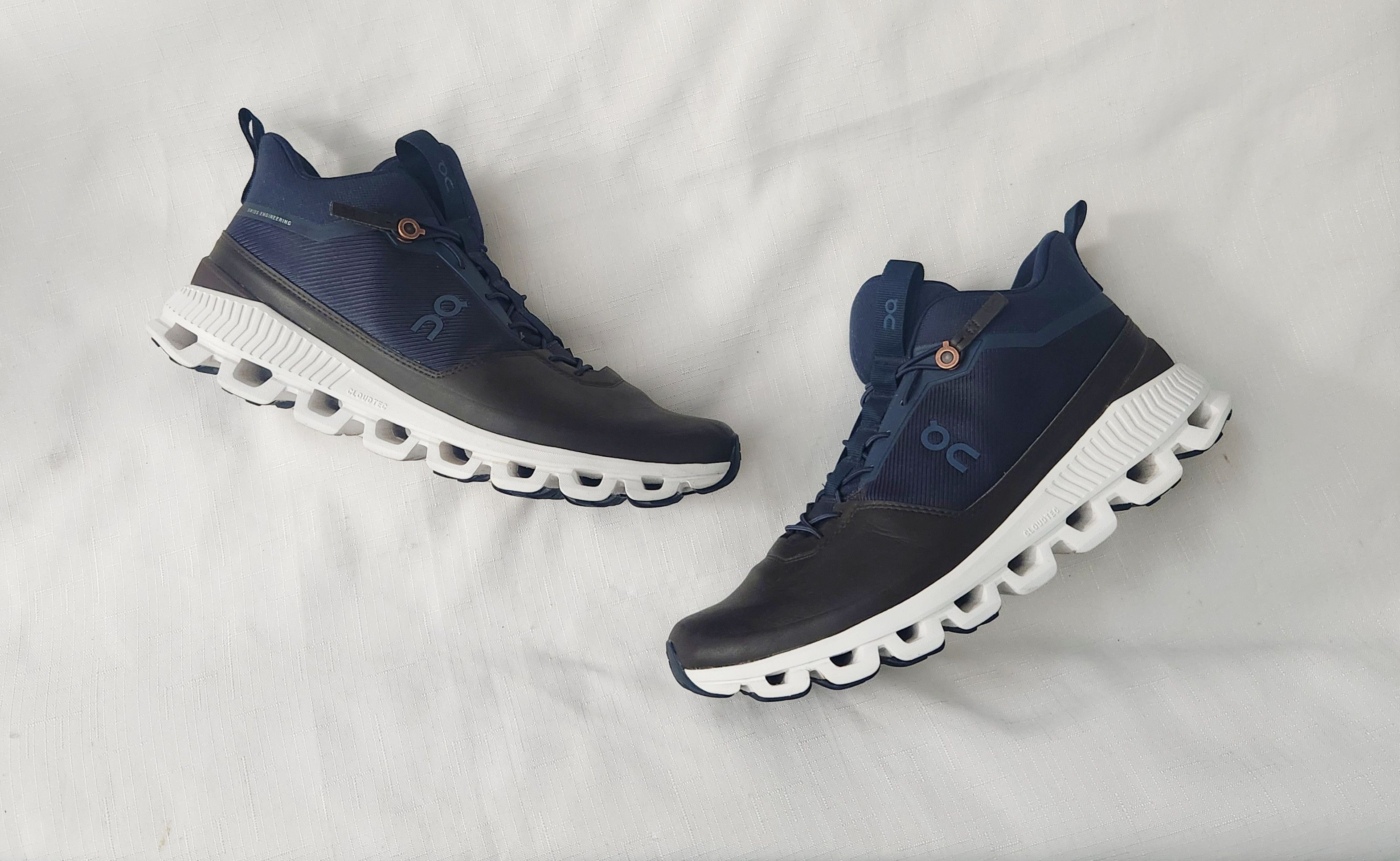 On On Running Cloud Hi Ink Brown Navy Blue Men's SZ 10 sneaker Size US 10 / EU 43 - 9 Thumbnail