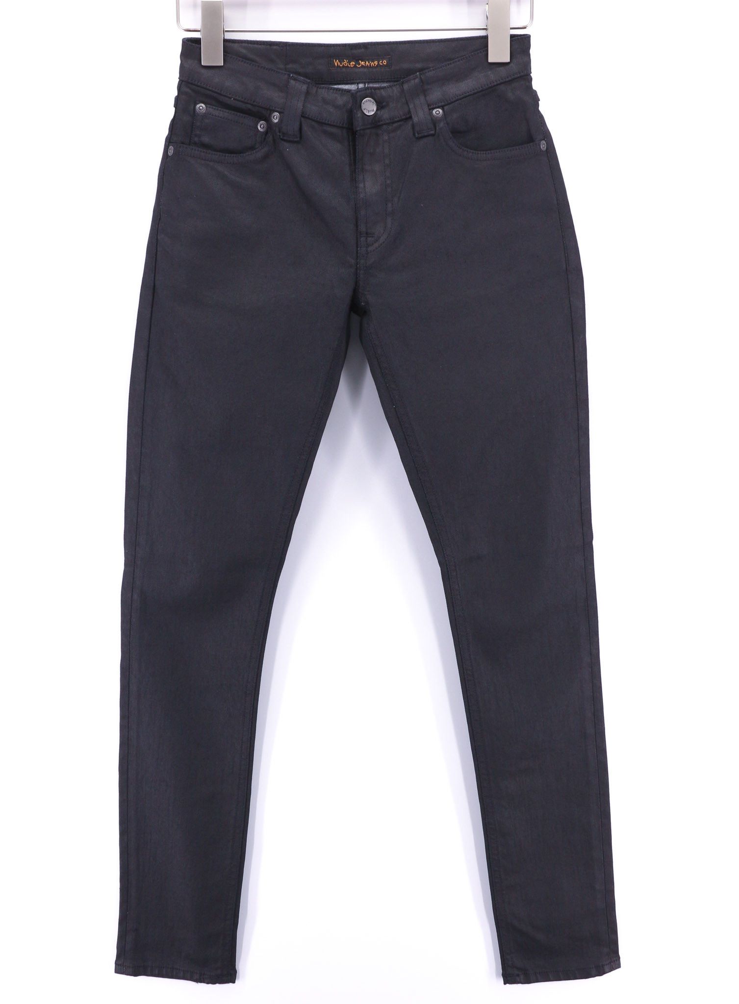 Nudie Jeans SKINNY LIN W28/L32 Black In Black Organic Cotton 80475 Size US 28 / EU 44 - 1 Thumbnail