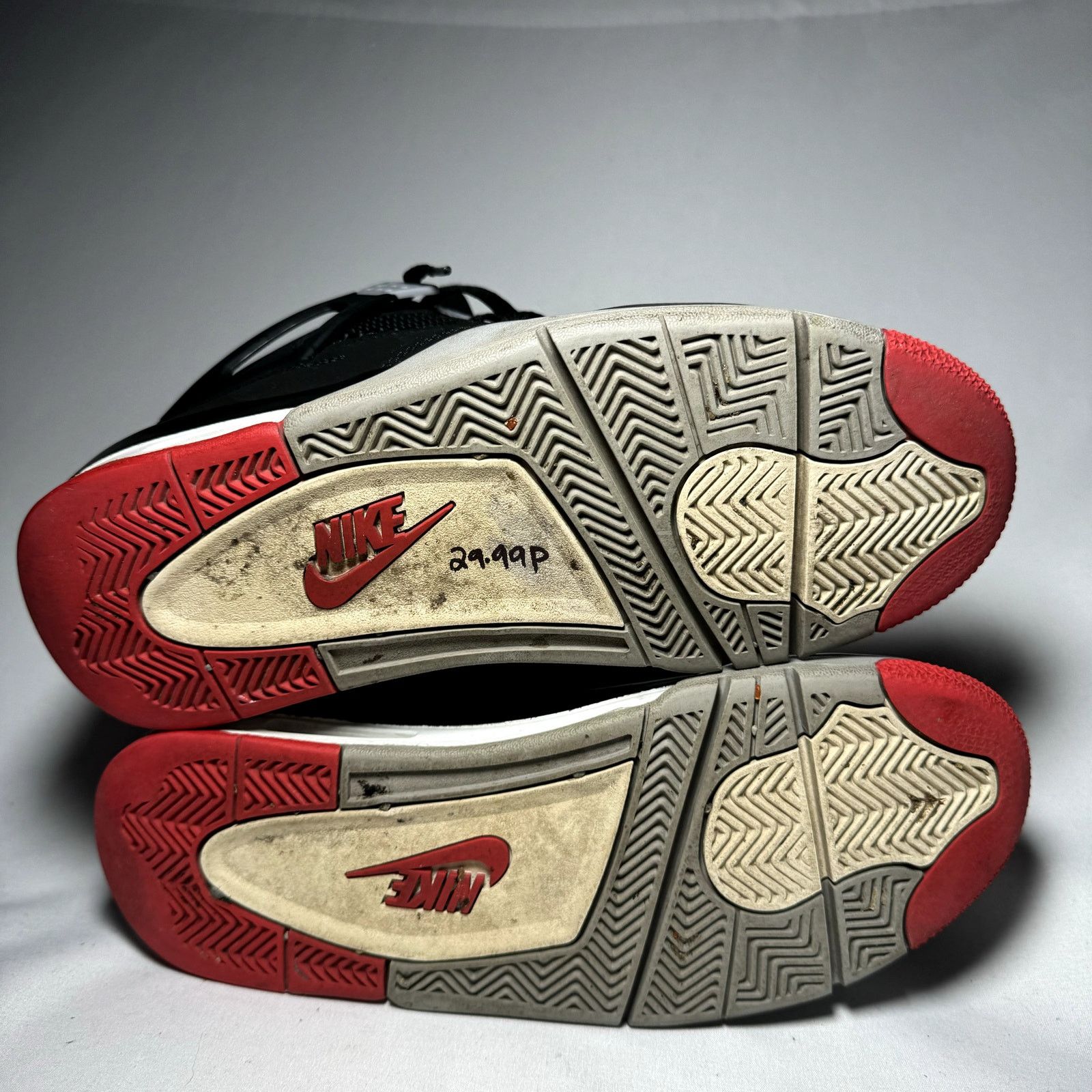 Jordan Brand × Nike Size 8.5 - Nike Air Jordan 4 Retro OG Bred 2019 Men's Shoes Size US 8.5 / EU 41-42 - 6 Thumbnail