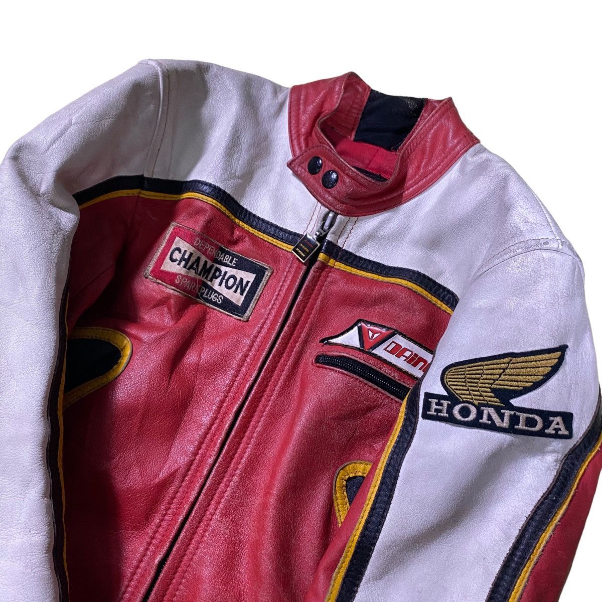 Dainese × Vintage Vintage 80s Dainese Overall Riding Suit Class Leather Size US S / EU 44-46 / 1 - 8 Thumbnail