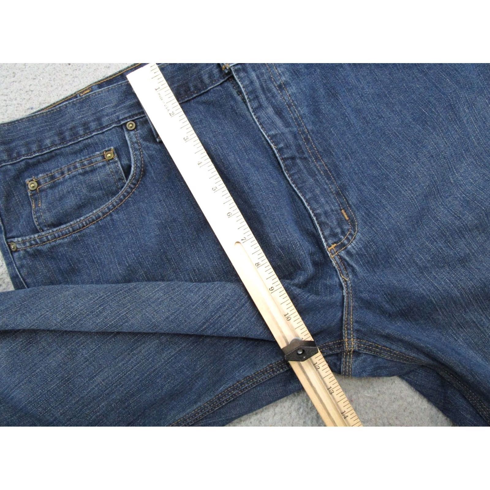 Carhartt Carhartt Jeans Mens 38x34 Blue Denim Relaxed Fit Work Wear 101483-968 Denim Jeans Mens Regular Blue 38x34 Modern Southwestern Logo Cowboy Workwear Size US 38 / EU 54 - 6 Thumbnail