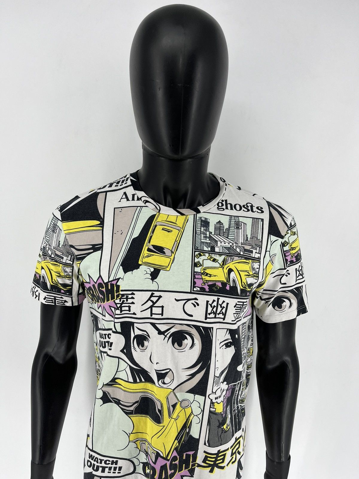 Anime Vintage Manga Panel tee Art Tee Anima Tee Graphic Tee Size US M / EU 48-50 / 2 - 6 Thumbnail