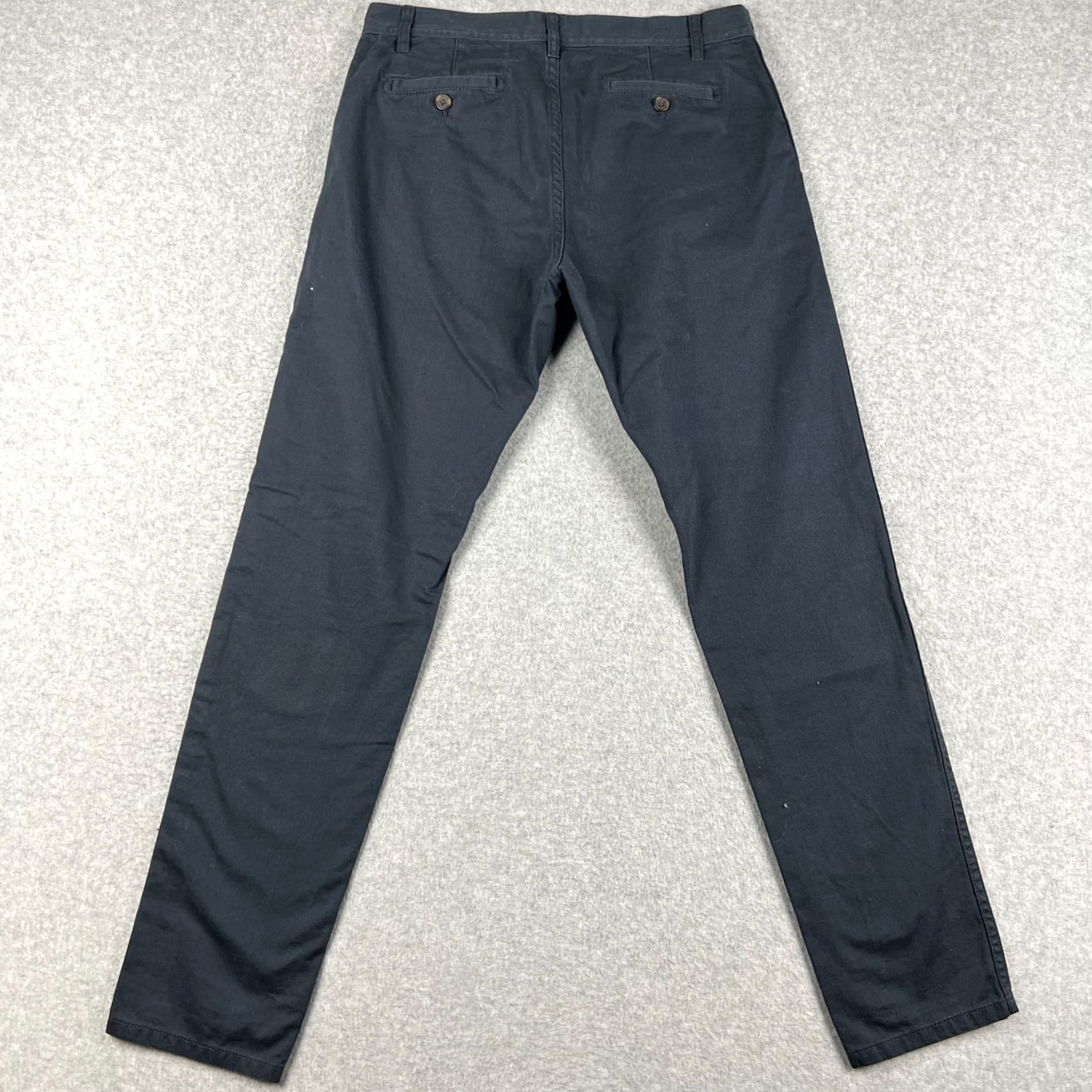 Steven Alan Steven Alan Pants Slim Fit Blue Cotton Chino 30x31 Mens Size US 30 / EU 46 - 2 Thumbnail