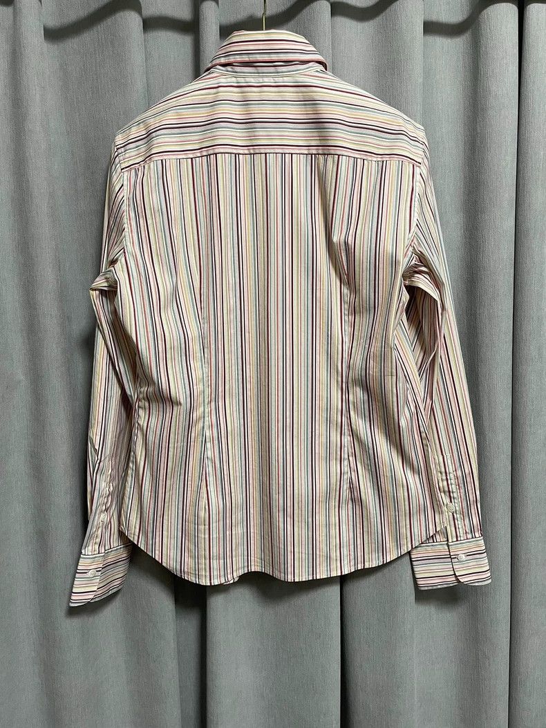 Loro Piana Loro piana Pink color striped women's shirt 2506-Nextarrow Size M / US 6-8 / IT 42-44 - 4 Thumbnail