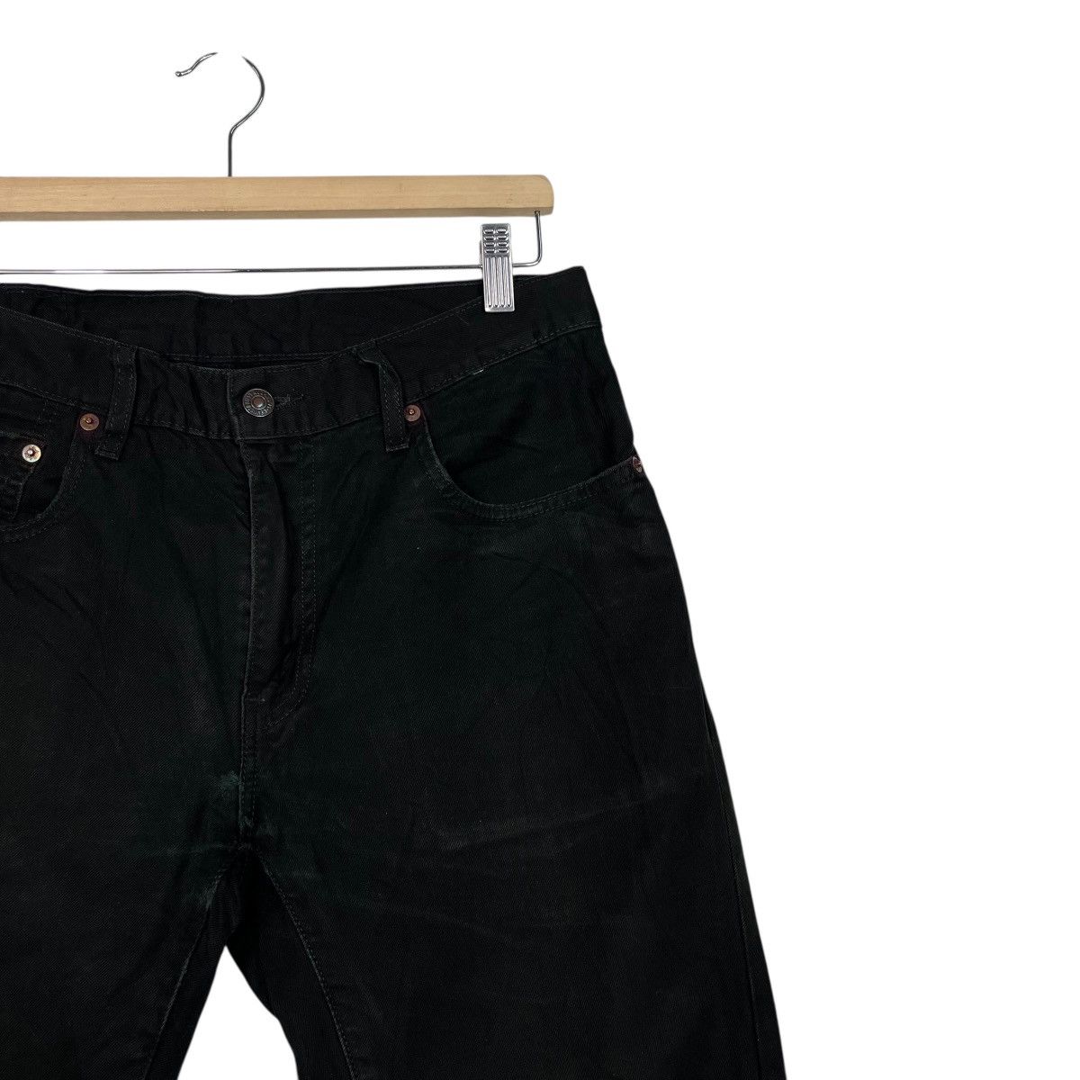 Levi's Vintage Y2k Levis Black Denim Jeans Size US 32 / EU 48 - 5 Thumbnail