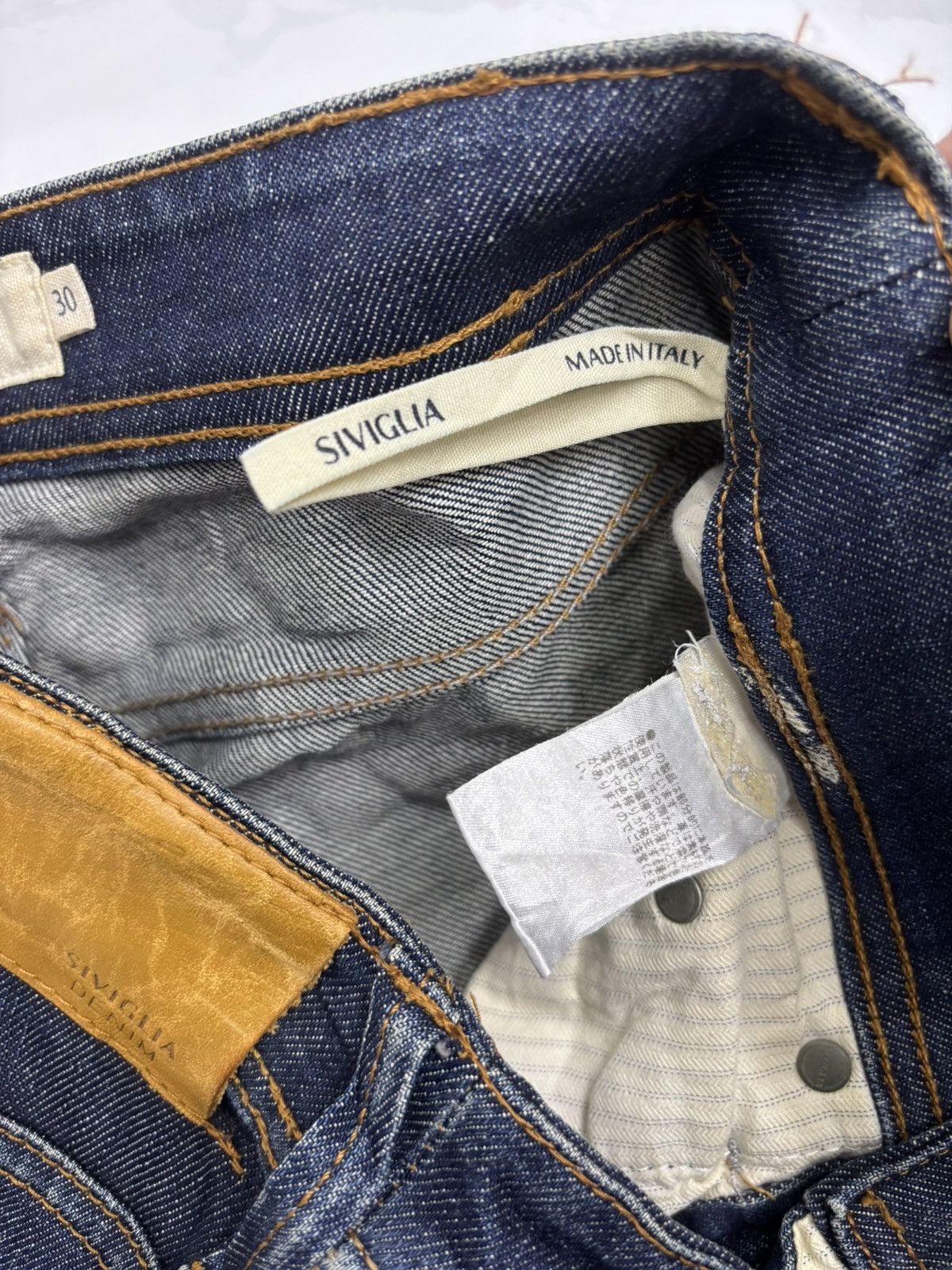 Siviglia 🔥SIVIGLIA MADE IN ITALY DISTRESSED DENIM JEANS Size US 28 / EU 44 - 10 Thumbnail