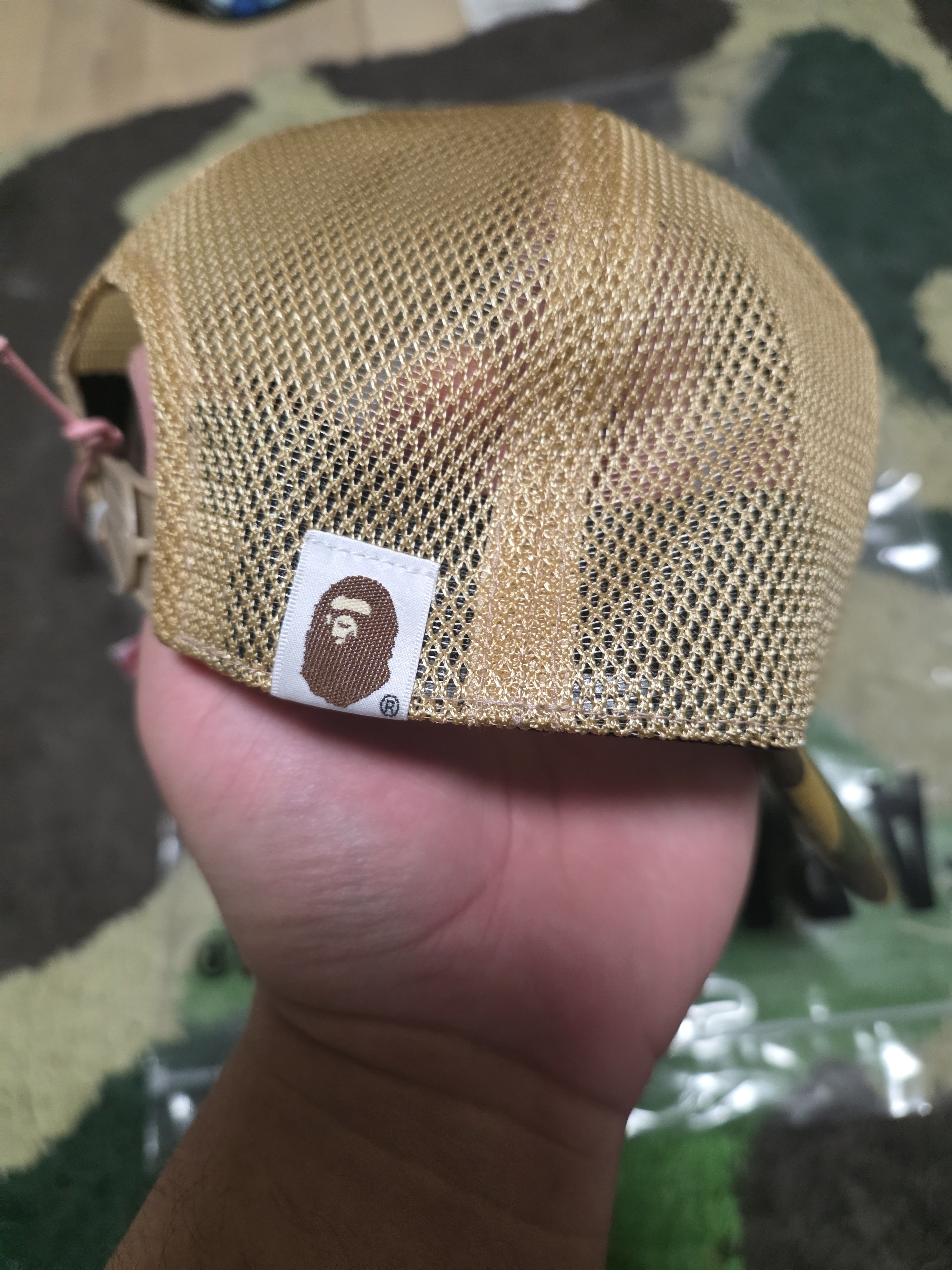 Bape BAPE x Moussy 1st Camo Yellow Mesh Cap / Ball Cap Size ONE SIZE - 5 Thumbnail