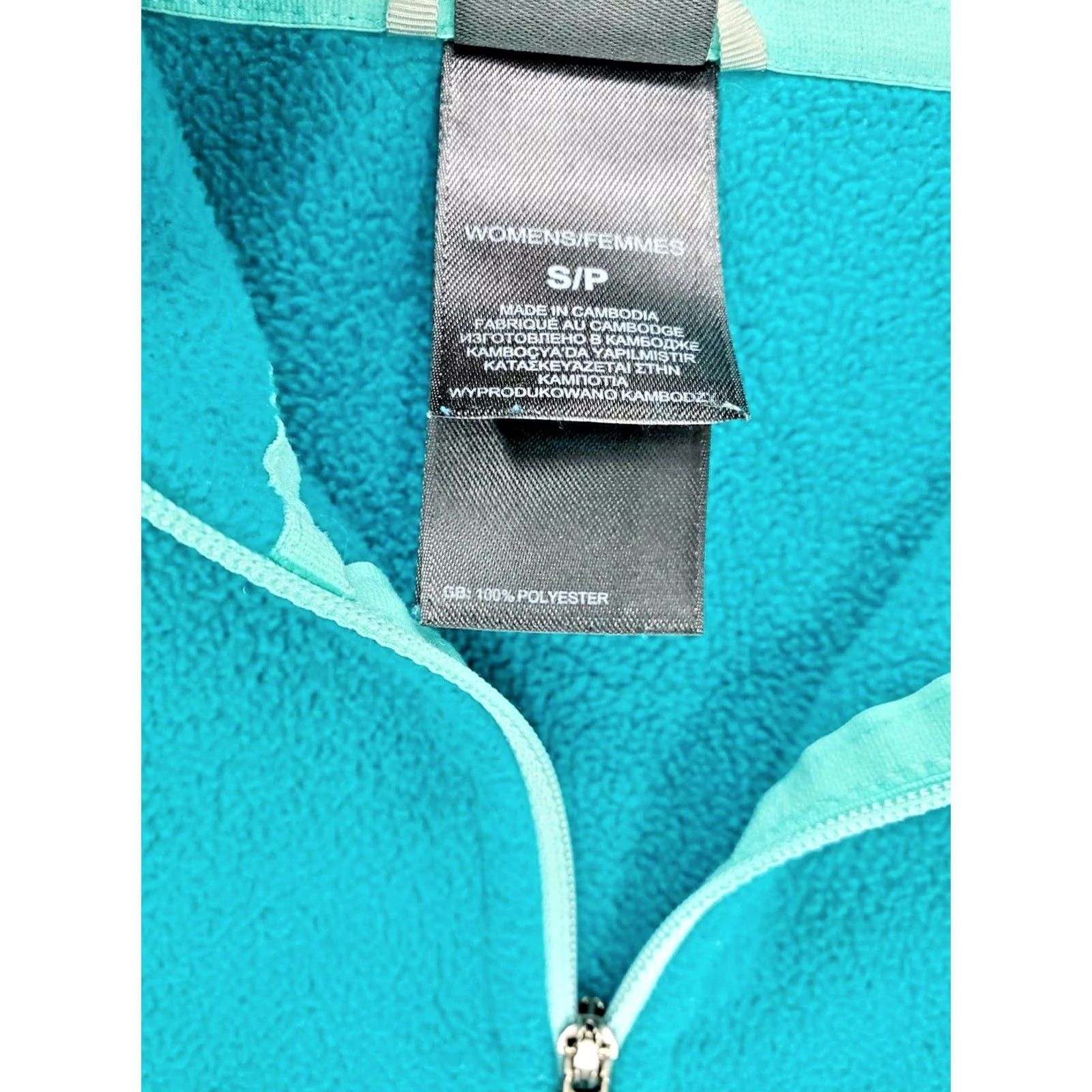 The North Face The North Face Pullover Fleece Midweight Quarter Zip Teal Green-Blue S Womens Size S / US 4 / IT 40 - 5 Thumbnail