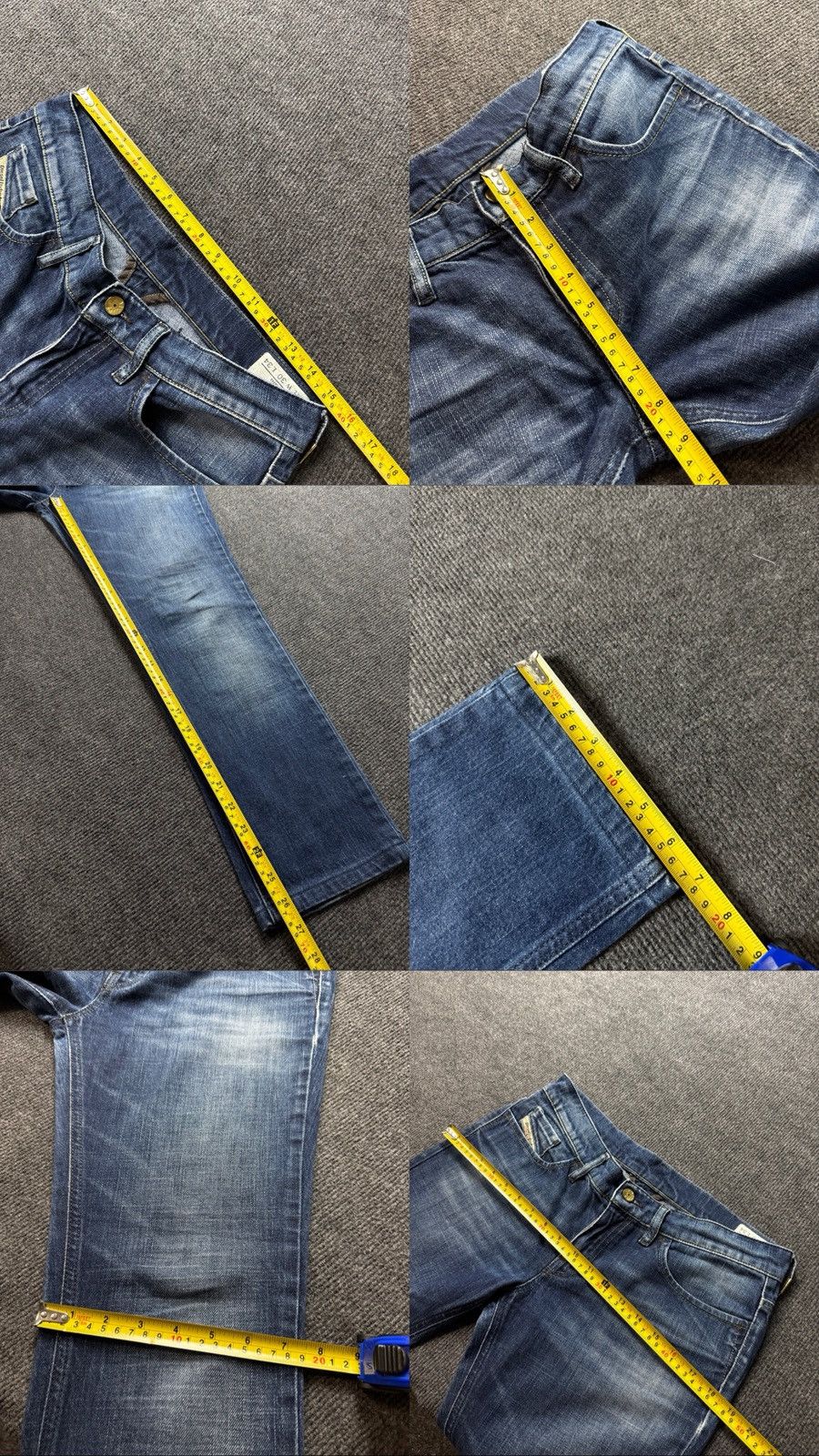 Diesel Luxury 00s Diesel LIV Jeans Distressed Y2K Wash Denim Size 30" / US 8 / IT 44 - 22 Thumbnail