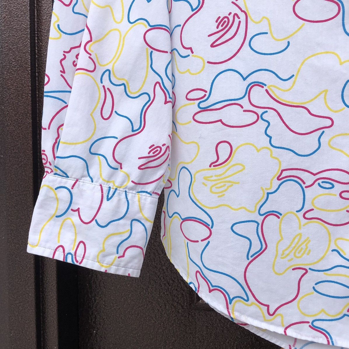 Bape Neon Camo Button Up Shirt Size US S / EU 44-46 / 1 - 9 Thumbnail