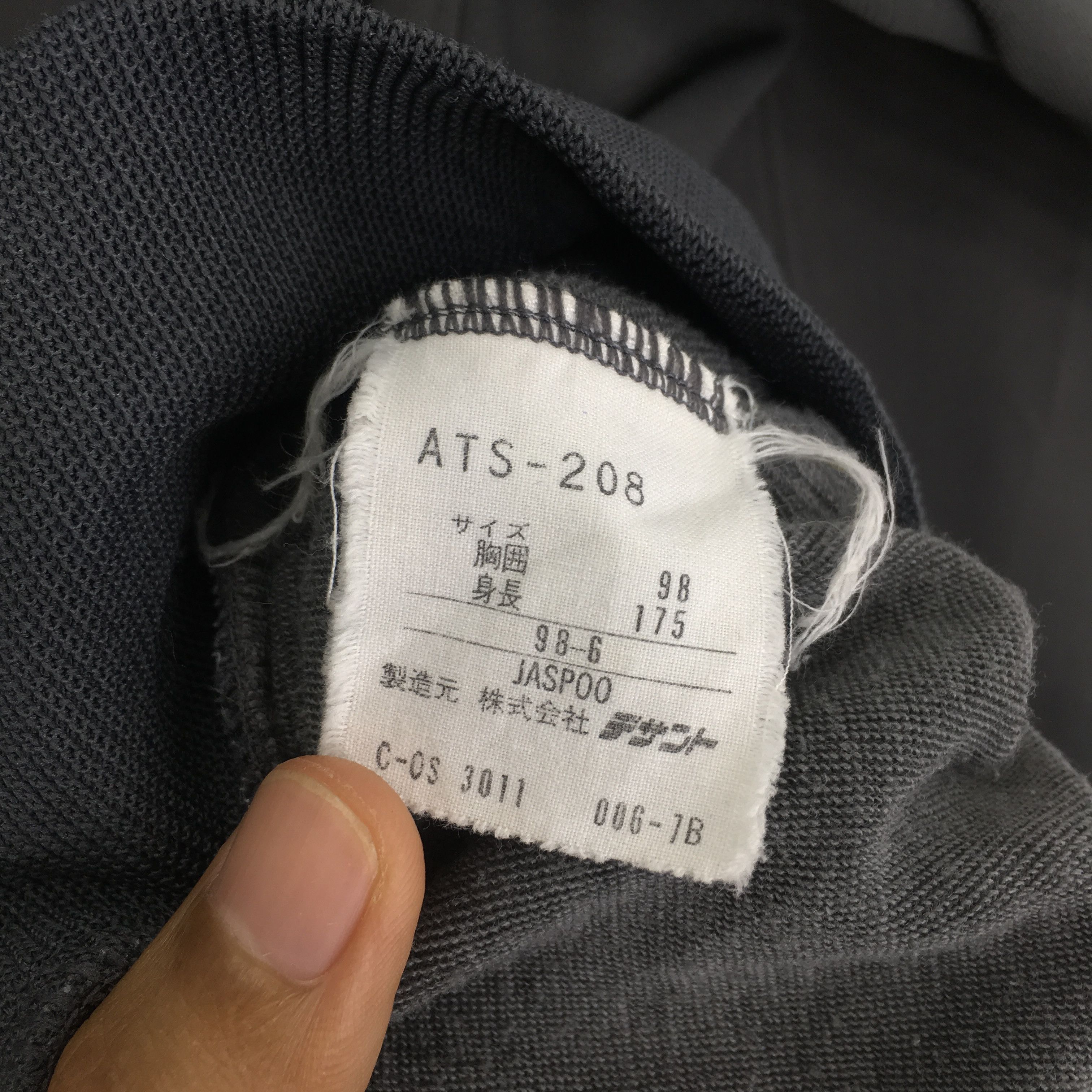 Adidas Vintage 90's Adidas Trefoil Grey Track Top Sweater Sports Size US M / EU 48-50 / 2 - 11 Thumbnail