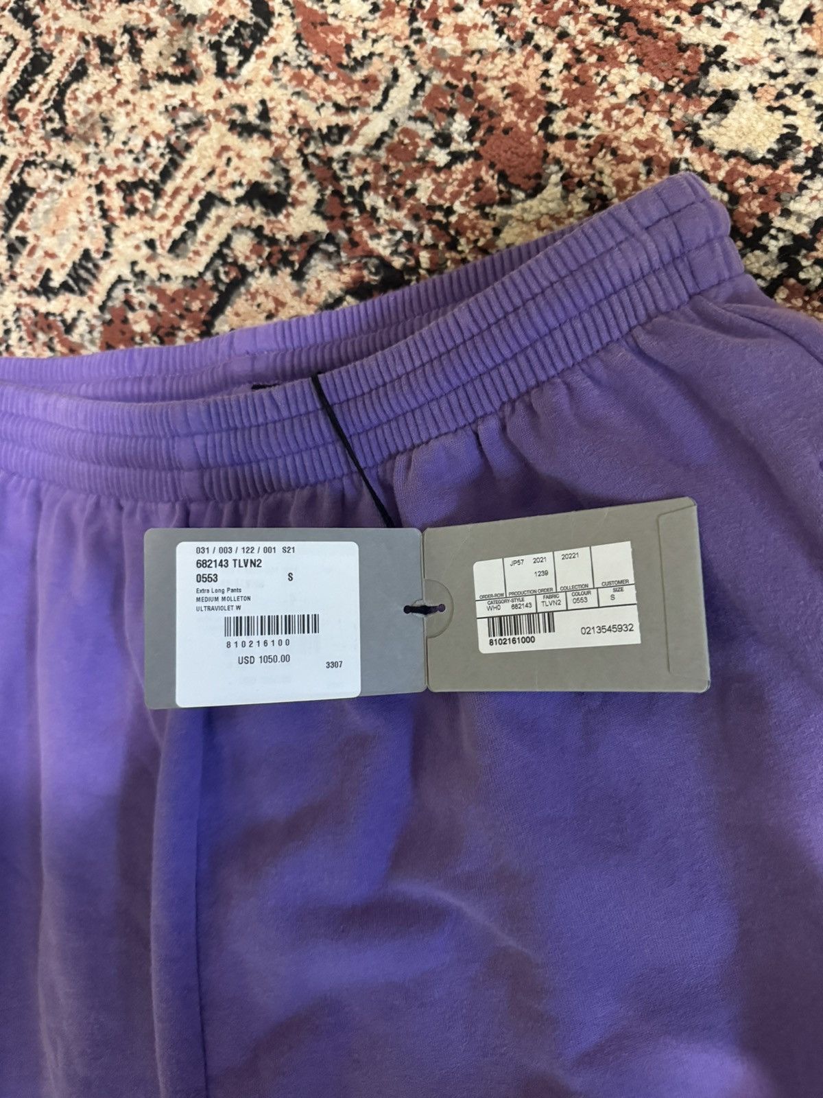 Balenciaga Balenciaga Wrinkled Wide Leg Sweatpants Size US 32 / EU 48 - 2 Thumbnail