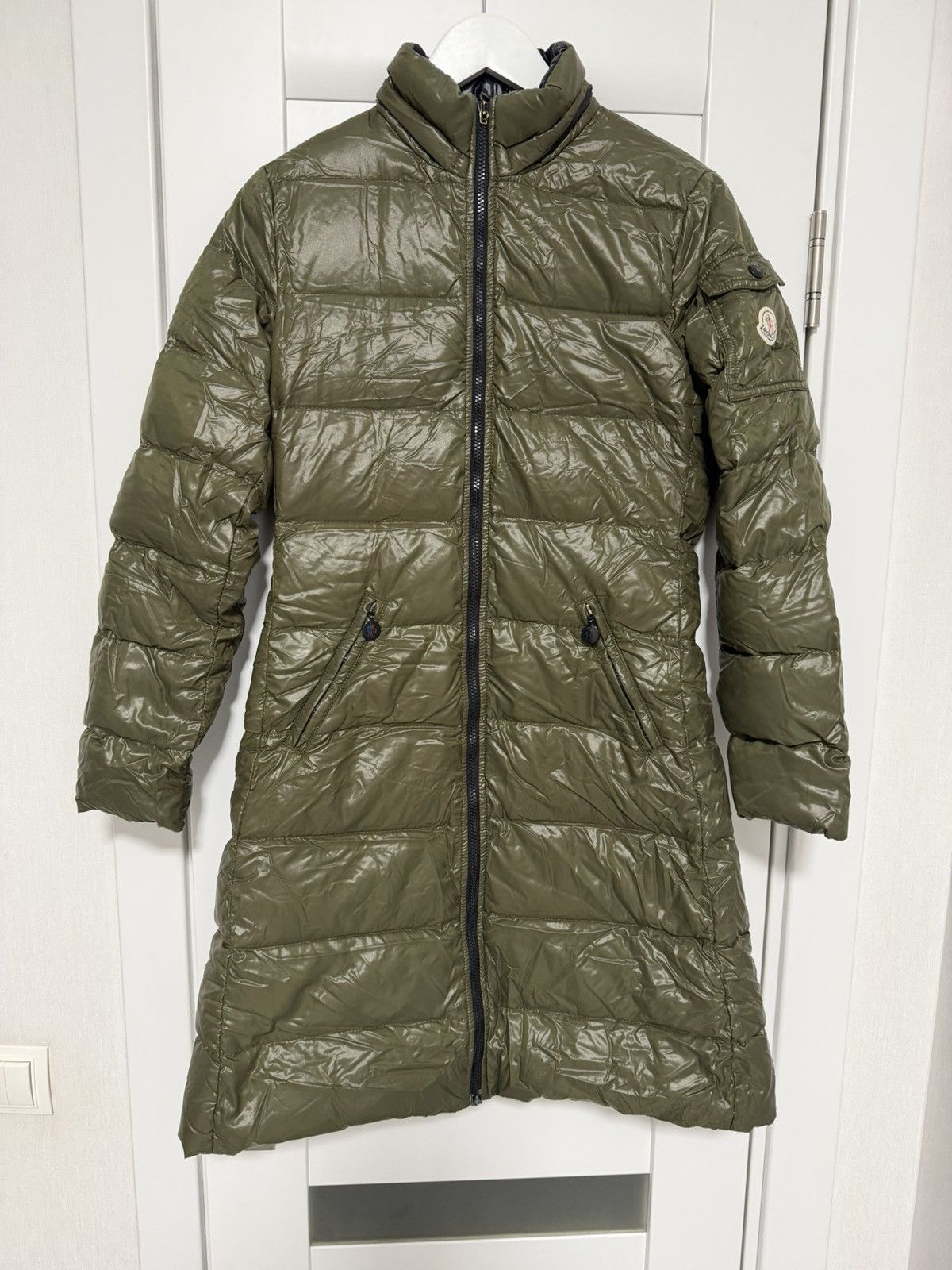 Moncler Moncler Moka Down Jacket Parka Women Size 2 Khaki Size M / US 6-8 / IT 42-44 - 1 Thumbnail