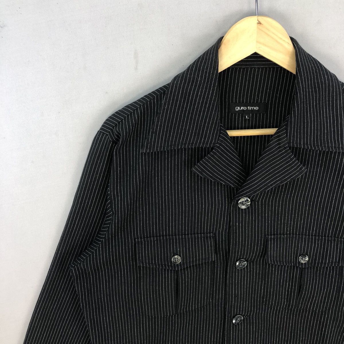 Japanese Brand Vintage Gure Time Wabash Button Up OverShirt Size US M / EU 48-50 / 2 - 2 Thumbnail