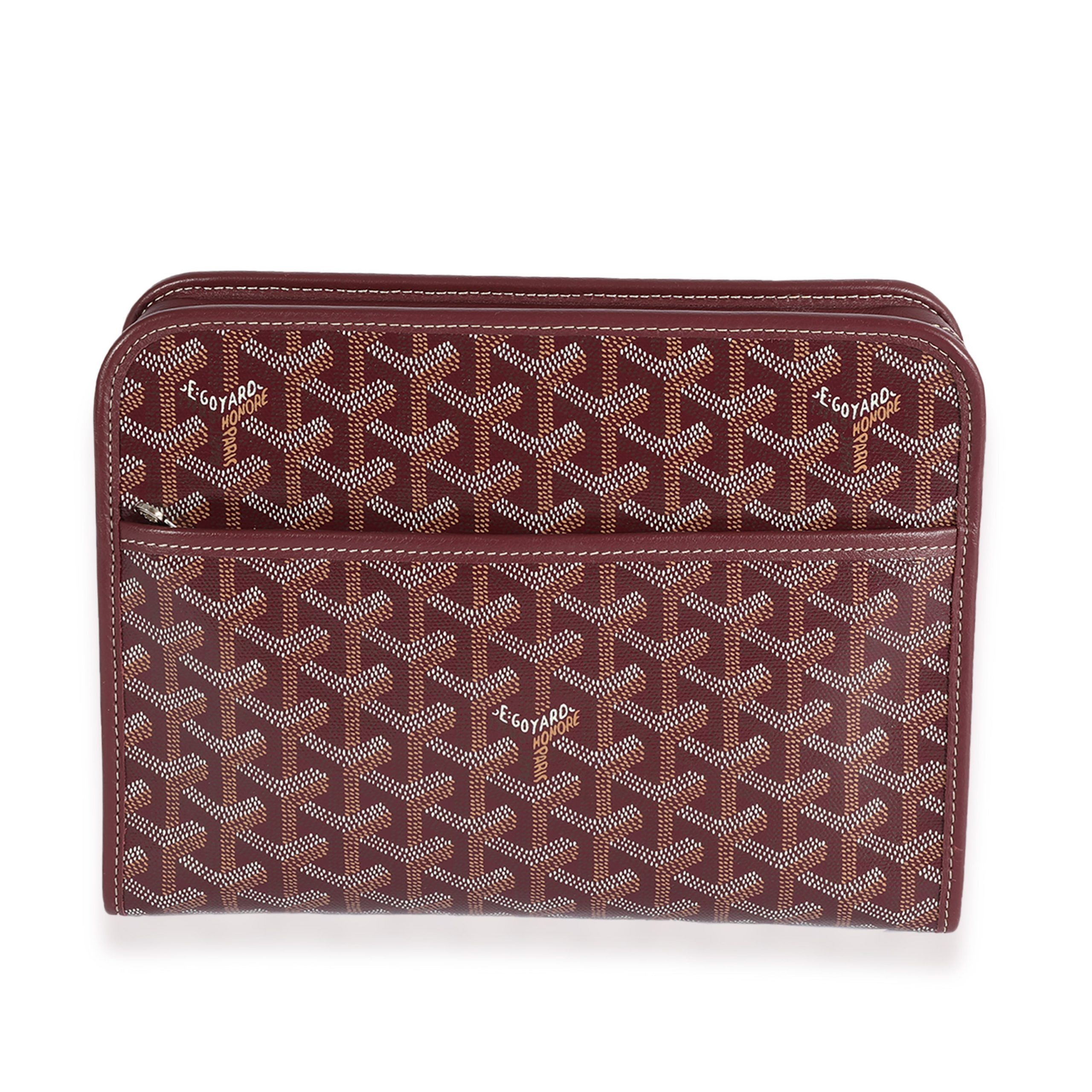 Goyard Purple Goyardine Canvas Jouvence Toiletry Bag