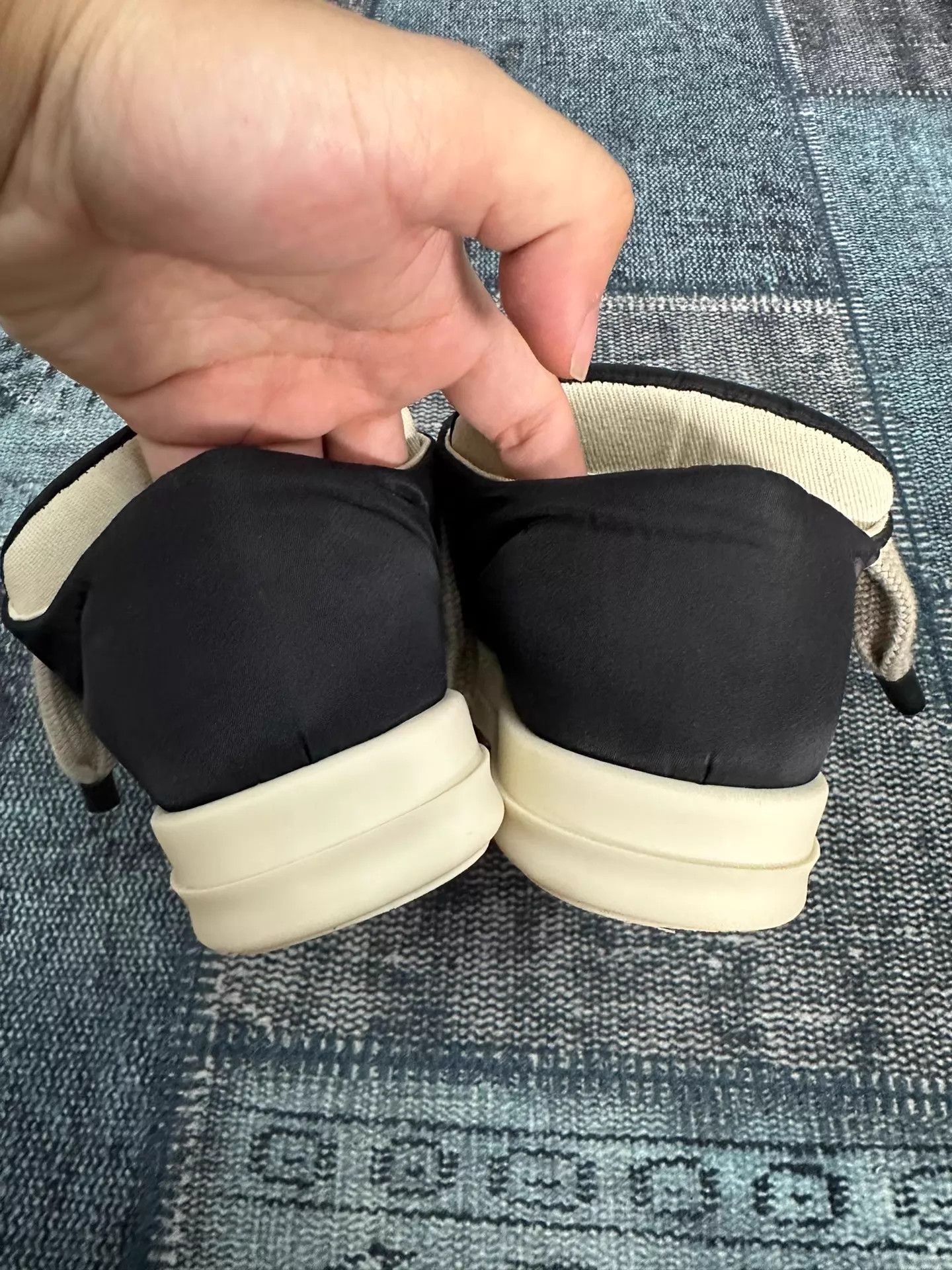 Rick Owens Rick Owens DRKSHDW Canvas Low Top Big Converse Thick Laces Size US 7.5 / IT 37.5 - 4 Thumbnail