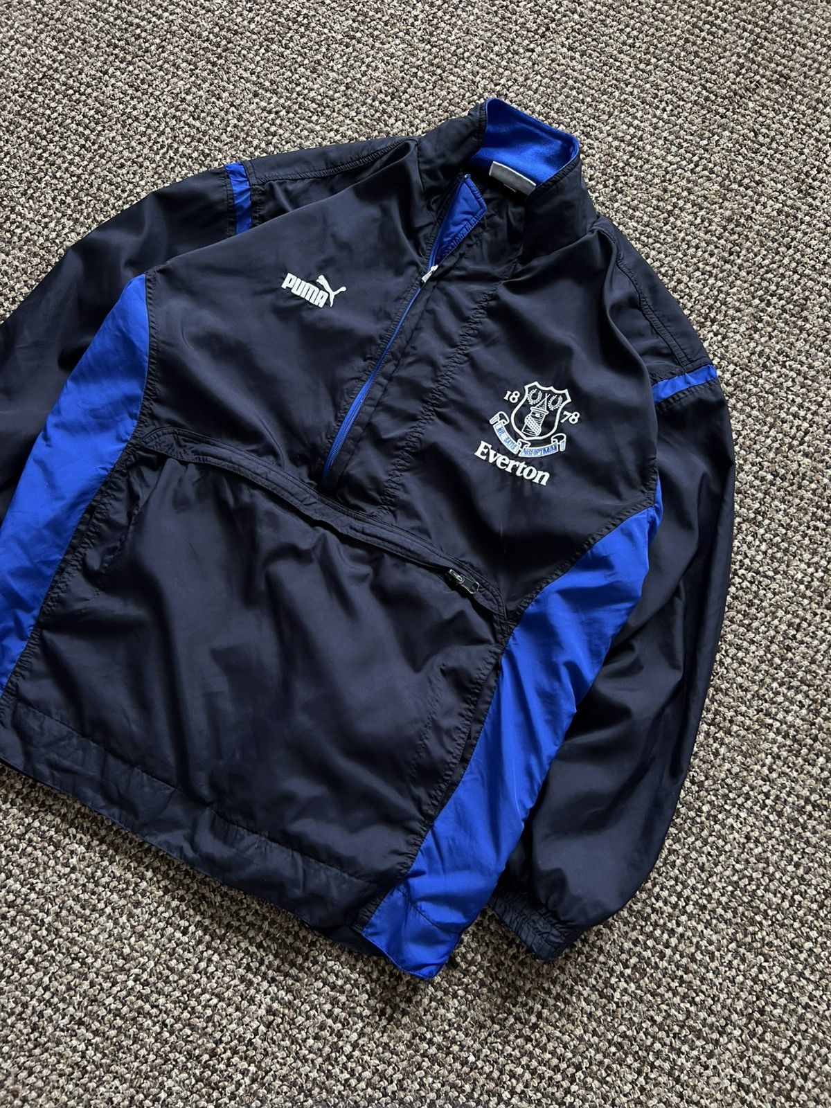 Puma Vintage Puma Everton 2000 2002 Training Jacket Track Soccer Size US M / EU 48-50 / 2 - 4 Thumbnail