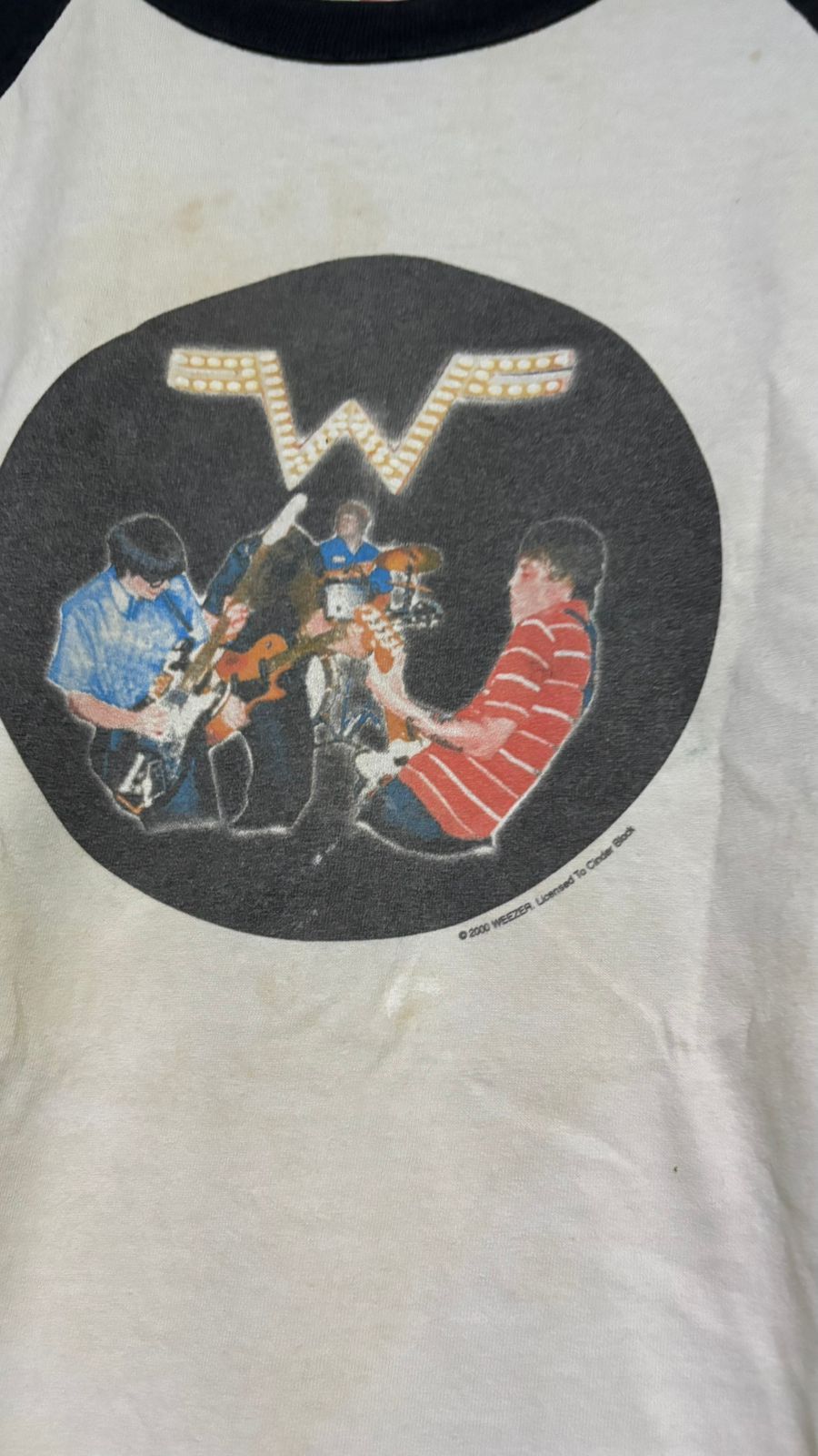 Band Tees Vintage Y2K Weezer Raglan Shirt, Nirvana, The Pixies Size US XL / EU 56 / 4 - 4 Thumbnail