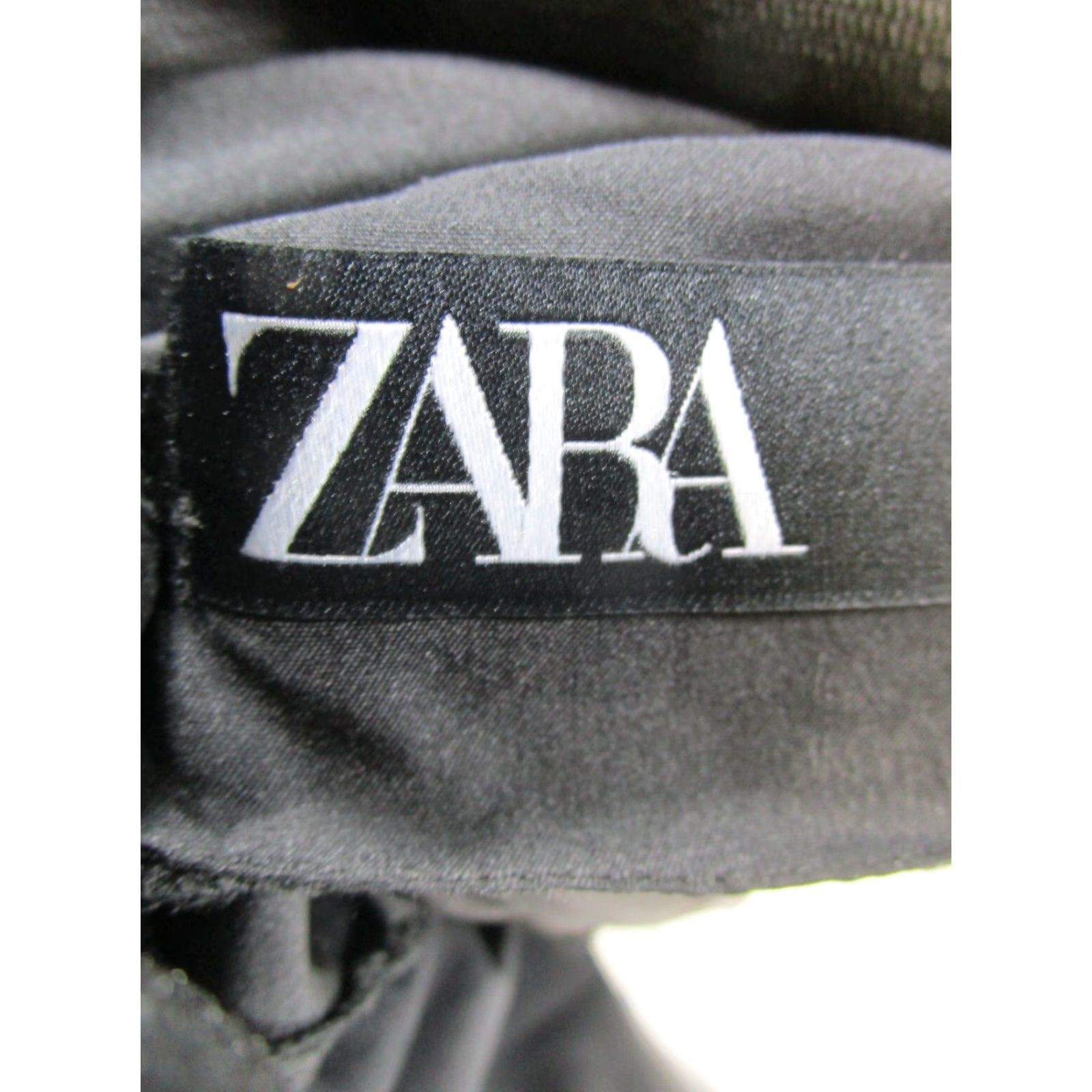 Zara Zara Hoodie Womens Small Black Full Zip Adult Female Regular Fit Polyester Blended Fabric Mock Neck Activewear Shirt? Size S / US 4 / IT 40 - 3 Thumbnail