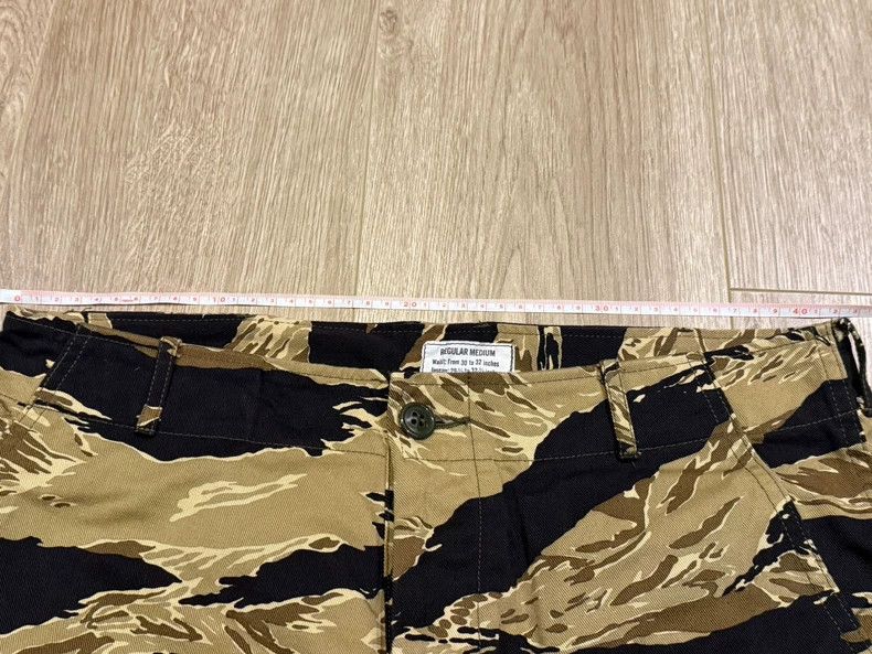 The Real McCoy's The REAL McCOY'S Size MGolden Tiger Camouflage Military Pan Size US 27 - 6 Thumbnail