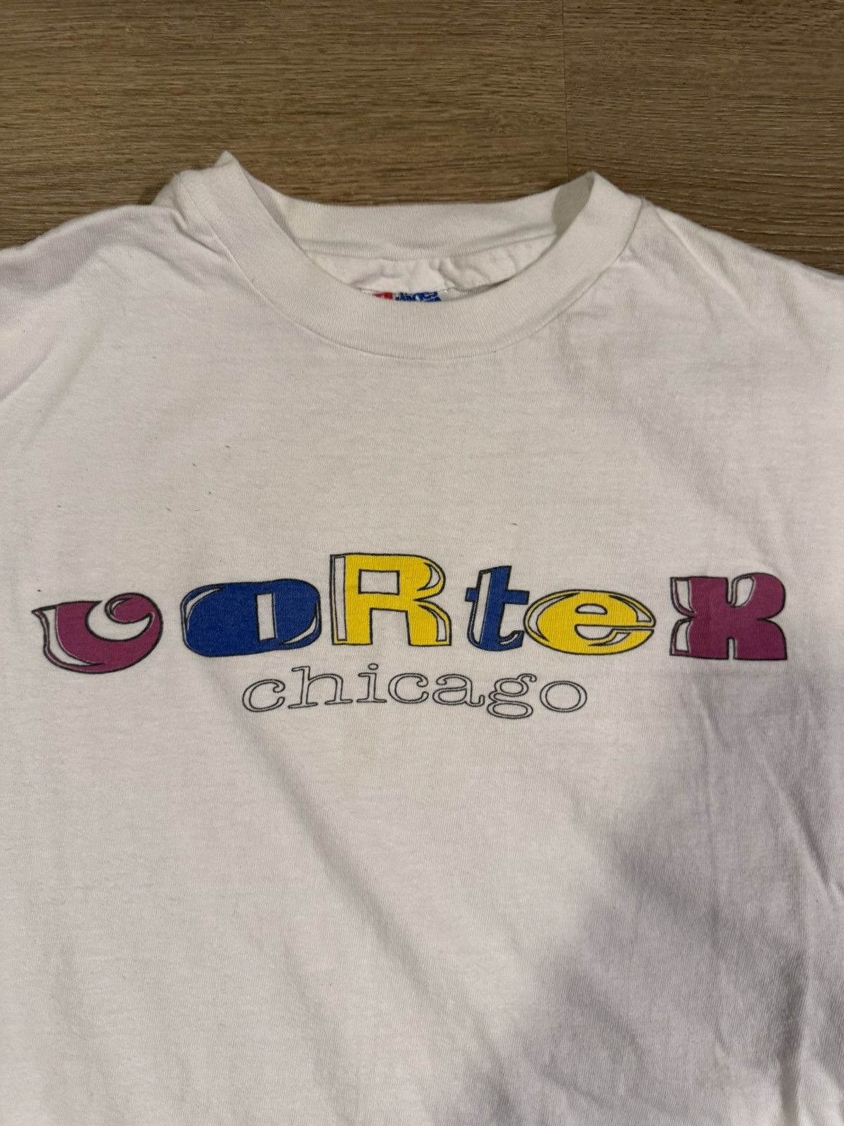 Hanes × Vintage Vintage Vortex Chicago Hanes Beefy-T Size US M / EU 48-50 / 2 - 2 Thumbnail