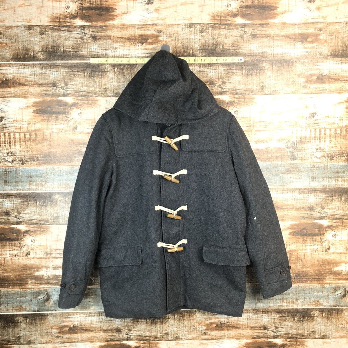 Gap Gap Grey Heavy Coat Hoodie #A1452 Size US L / EU 52-54 / 3 - 1 Thumbnail