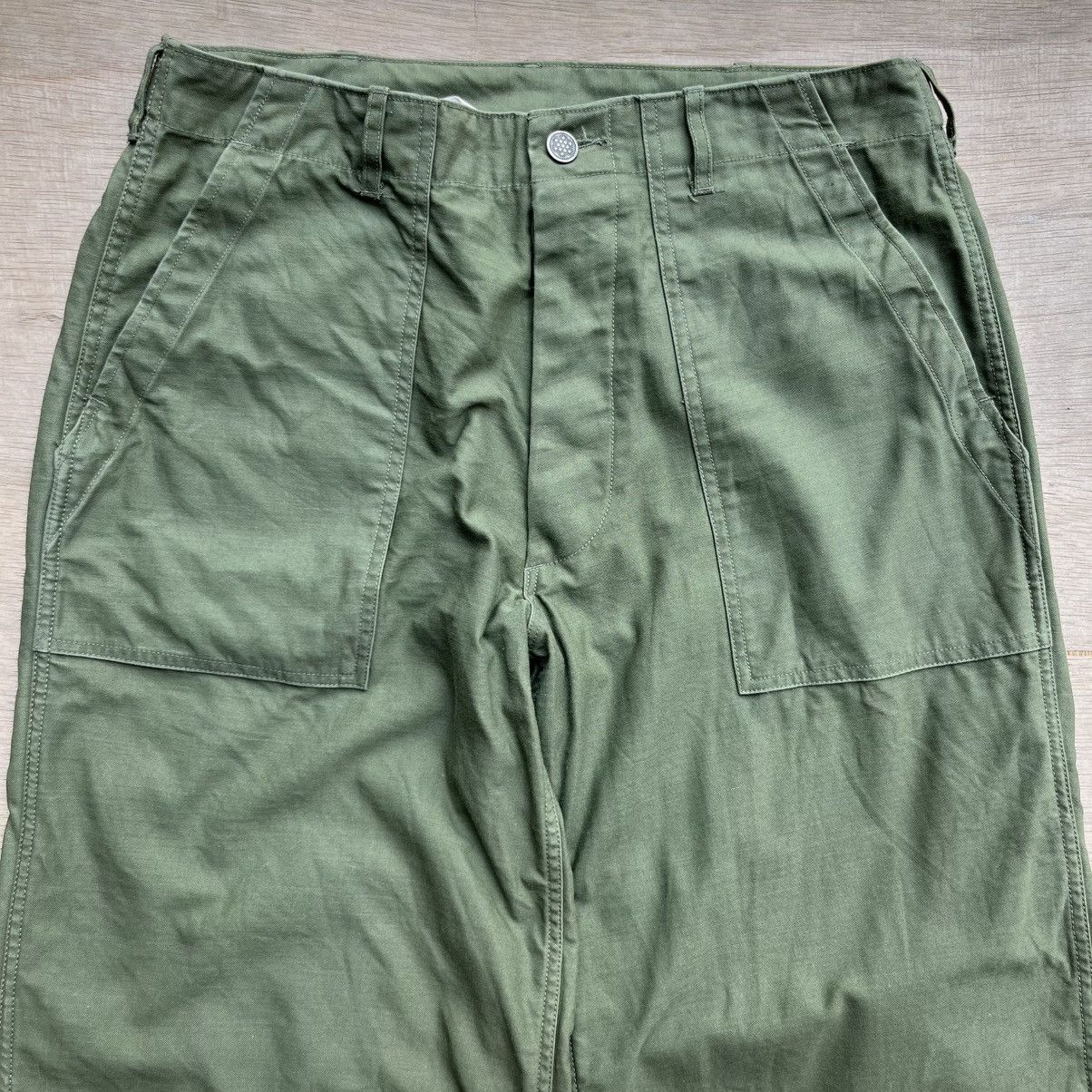 Alpha Industries VINTAGE 13th STARS BOTTON CAB CLOTHING OLIVE FAIGUE PANTS Size US 32 / EU 48 - 2 Thumbnail
