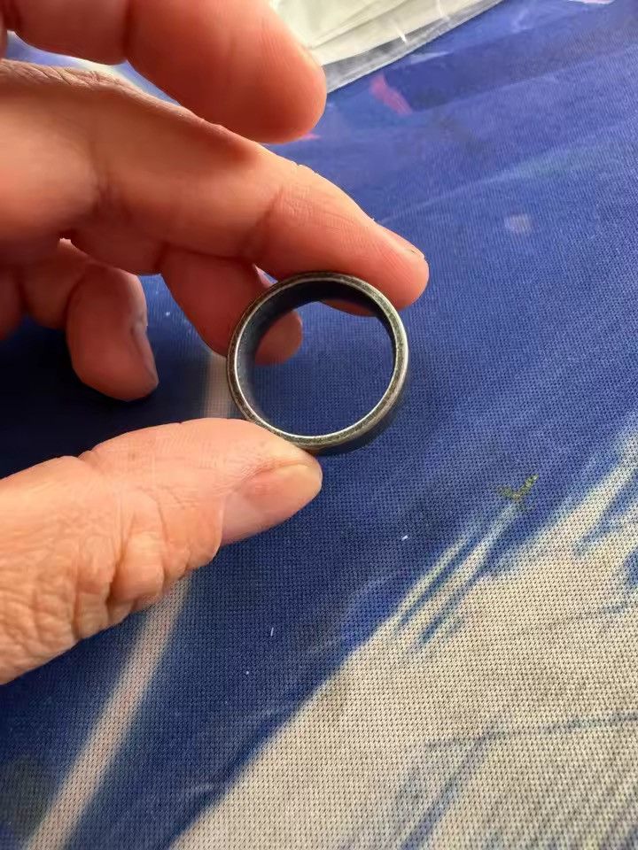 Jewelry Retro Metal 8 mm Antique Distressed Ring ( size 7-13 ) Size ONE SIZE - 2 Thumbnail