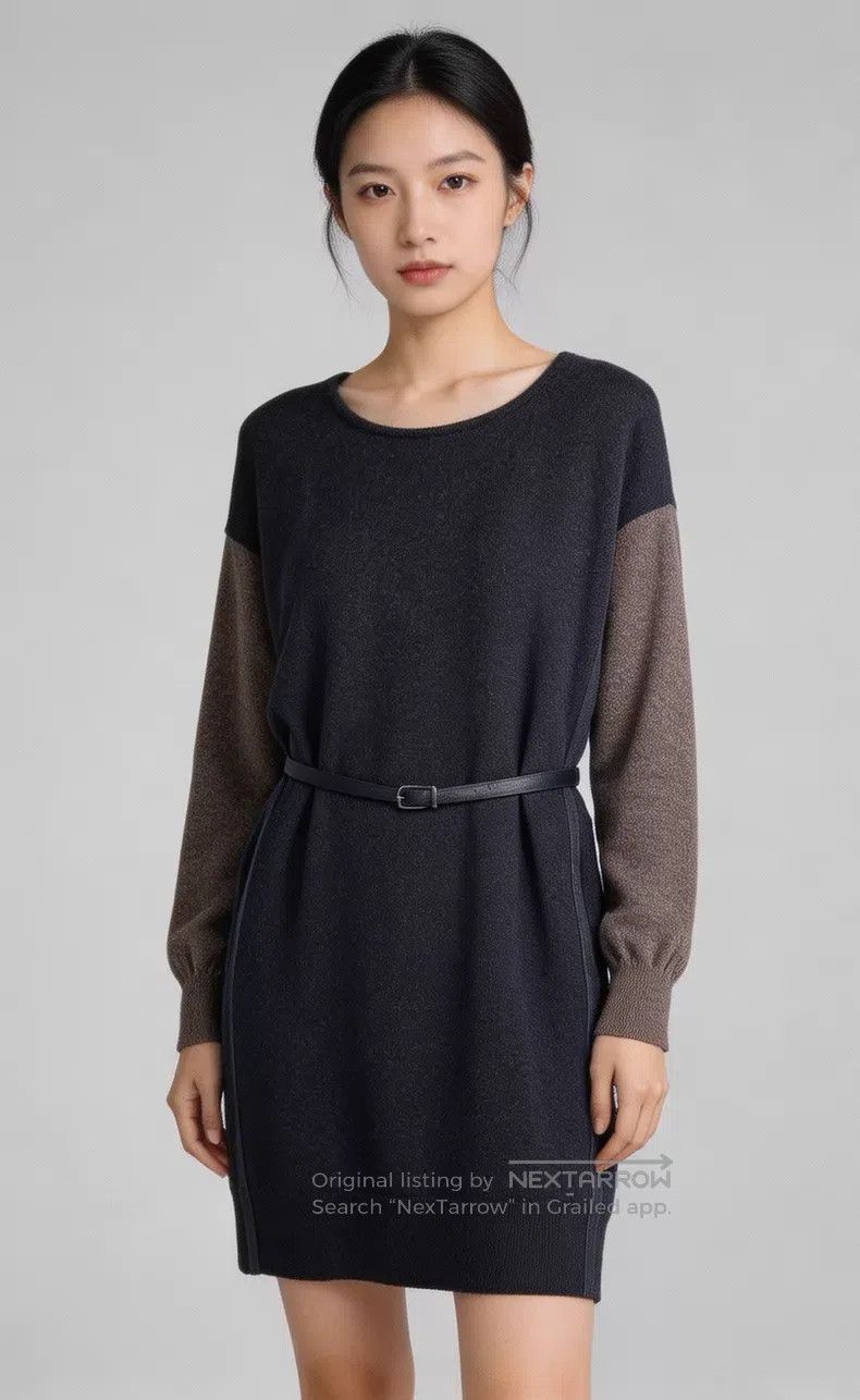 Loro Piana Loro Piana Round Neck Cashmere Dress Size XS / US 0-2 / IT 36-38 - 1 Thumbnail
