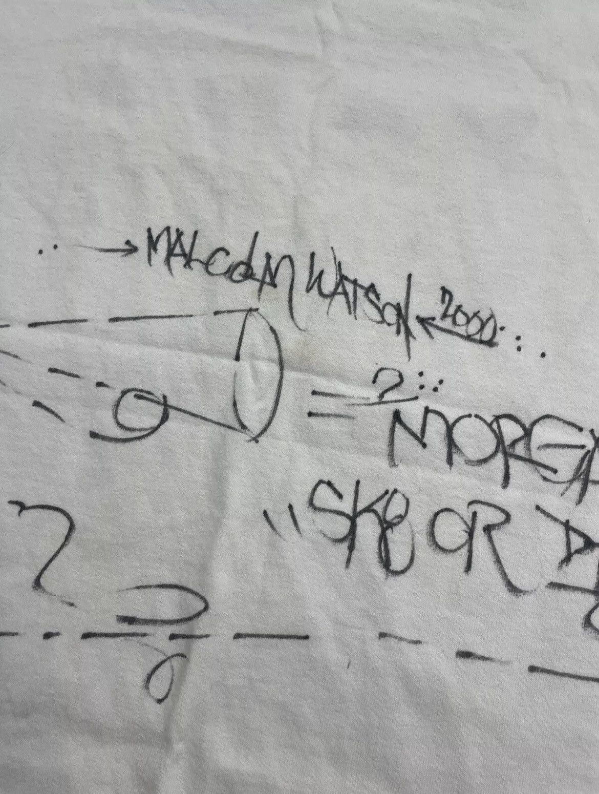 Harold Hunter autographed tee Mike Sinclair Malcolm Watson