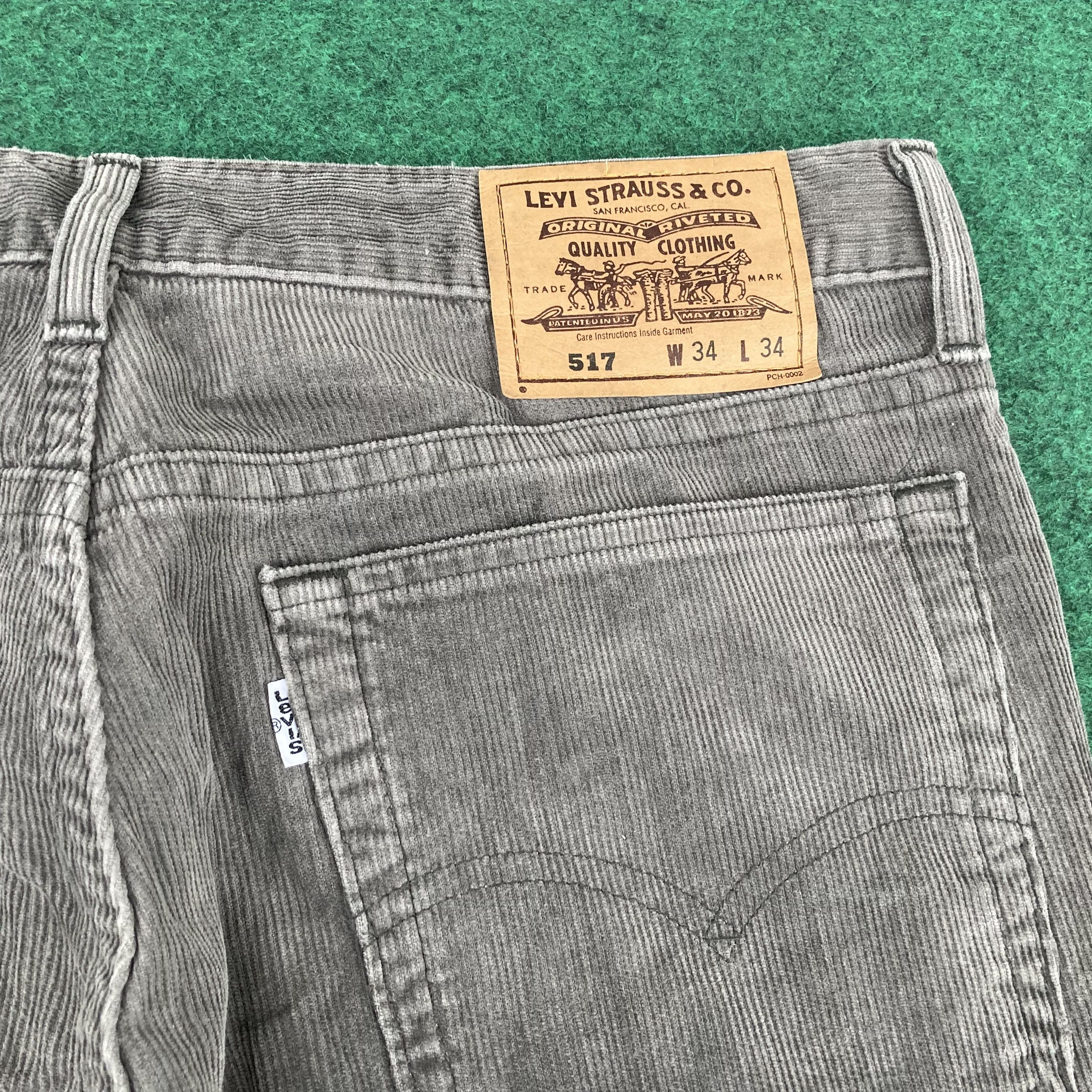 Levi's × Vintage Vtg Levis 517 Denim Bootcut Faded Blue Jeans Size US 32 / EU 48 - 11 Thumbnail
