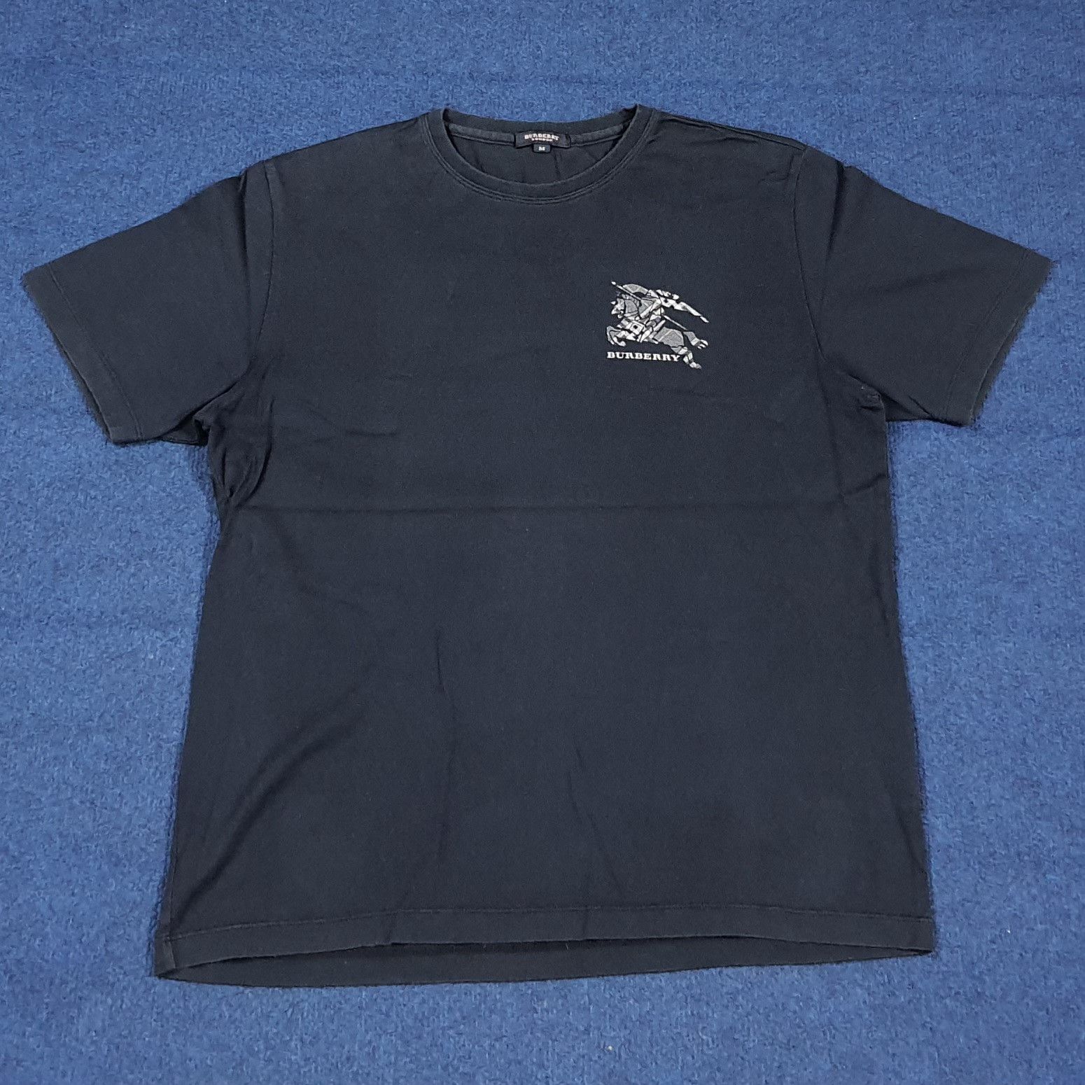 Burberry Vintage Burberry Equestrian Knight Design Tshirt C285N54 Size US M / EU 48-50 / 2 - 3 Thumbnail