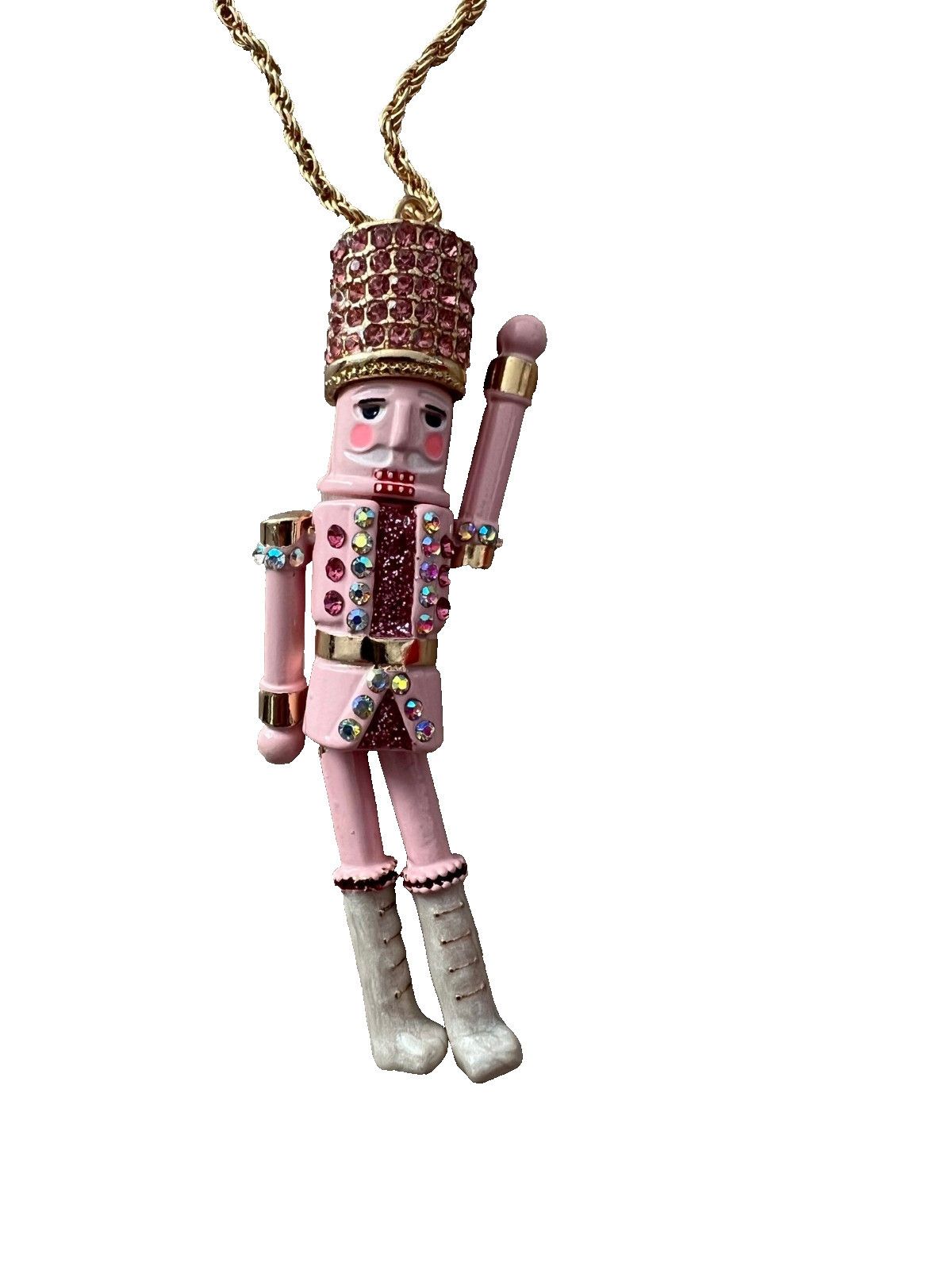Betsey Johnson Betsey Johnson Christmas Winter Nutcracker Pendant Necklace Size ONE SIZE - 4 Thumbnail