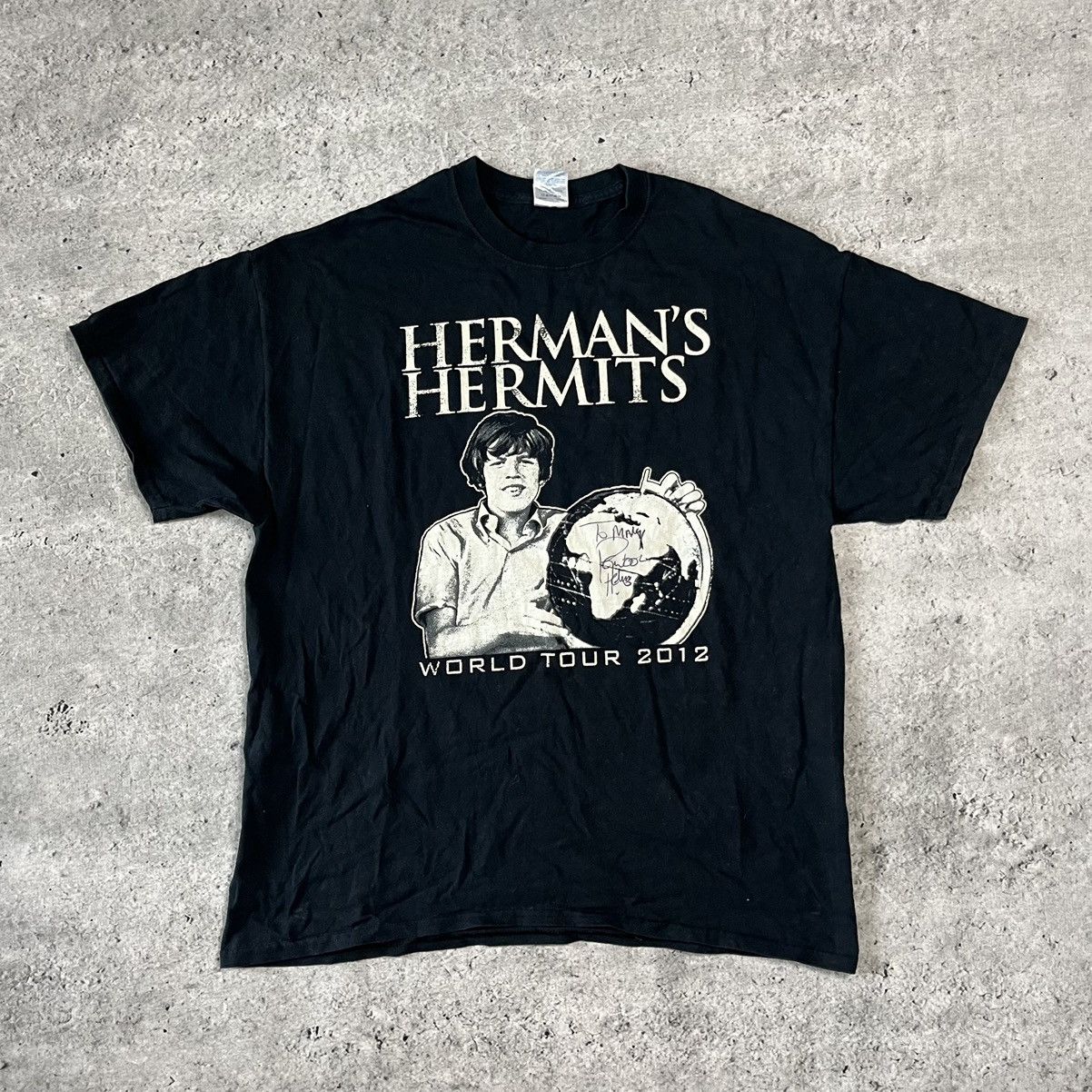 Band Tees × Vintage Hermans Hermits 2012 world tour tee vintage Size US XL / EU 56 / 4 - 1 Thumbnail
