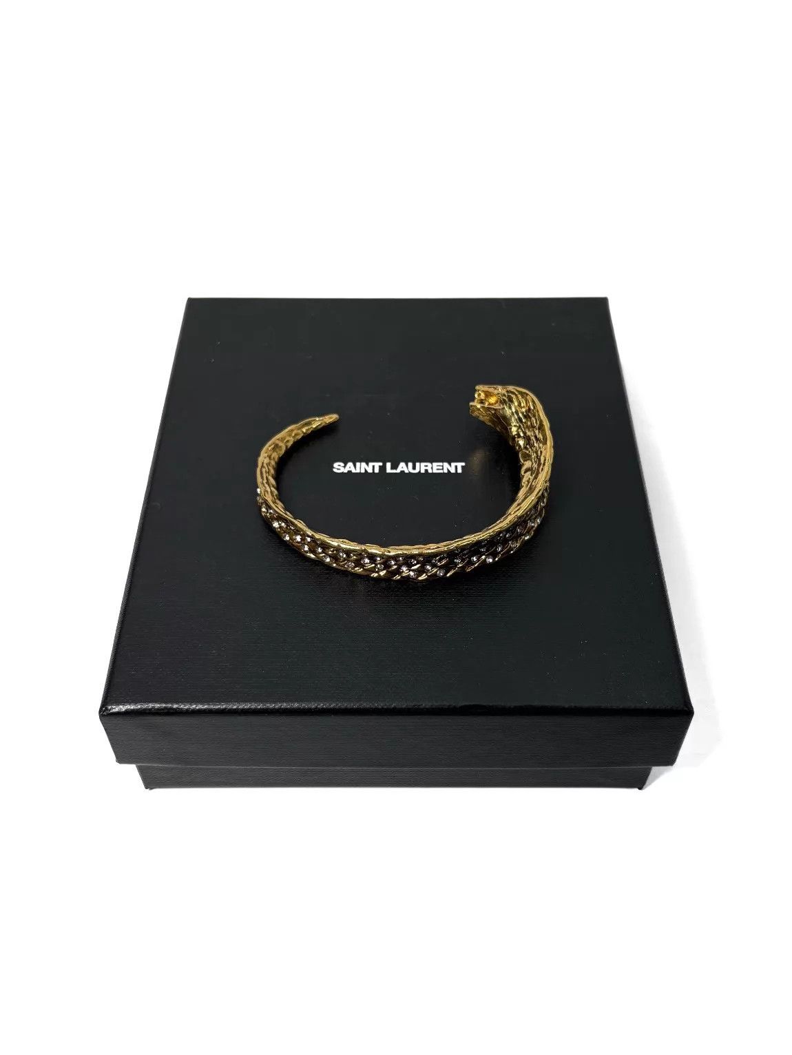 Saint Laurent Paris Saint Laurent SLP22SS Pave Cobra Bracelet Size ONE SIZE - 1 Thumbnail