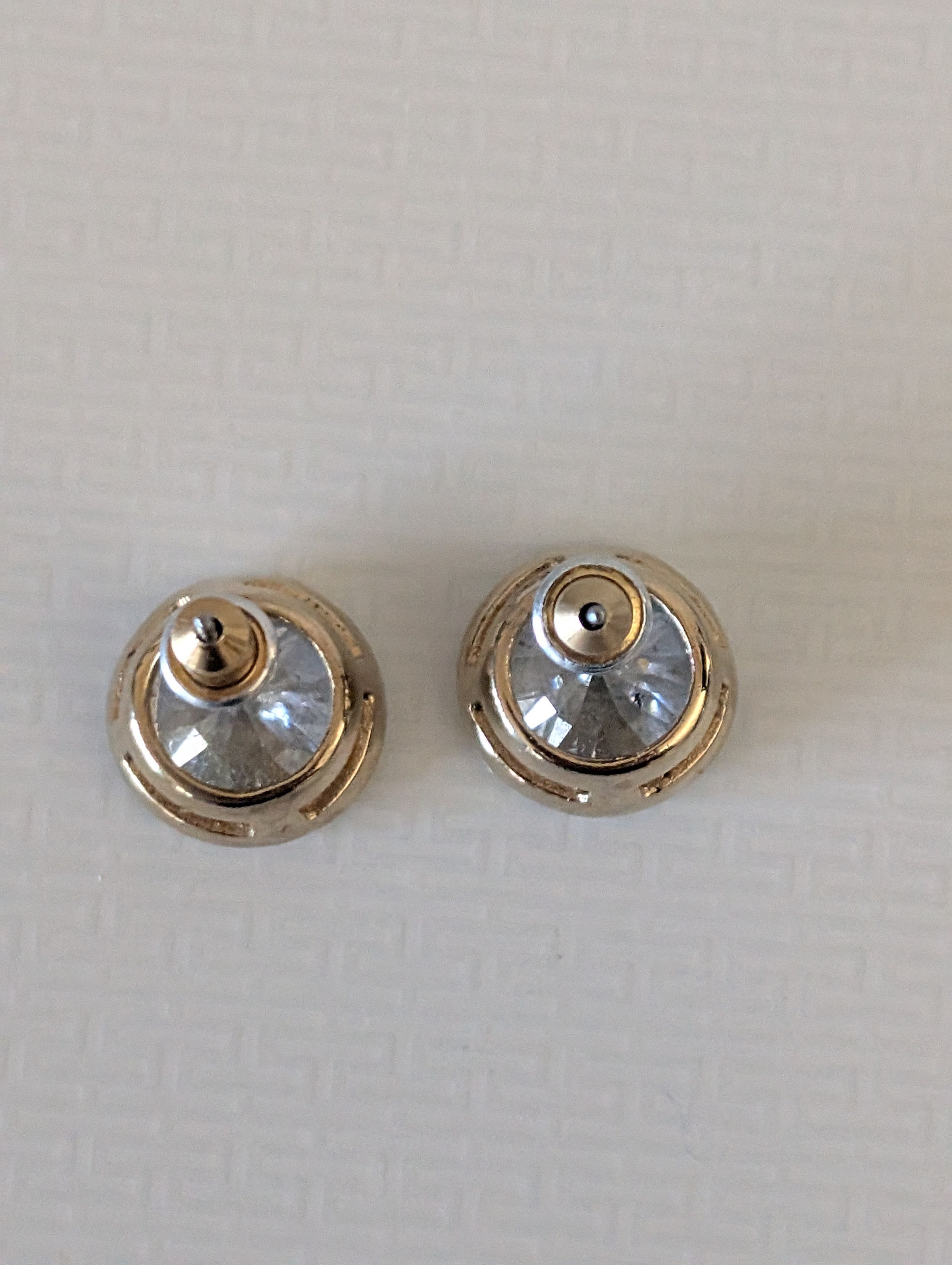 Other Vintage Inesse M. Bezel-Set CZ Studs (Circa 2001) Size ONE SIZE - 5 Thumbnail