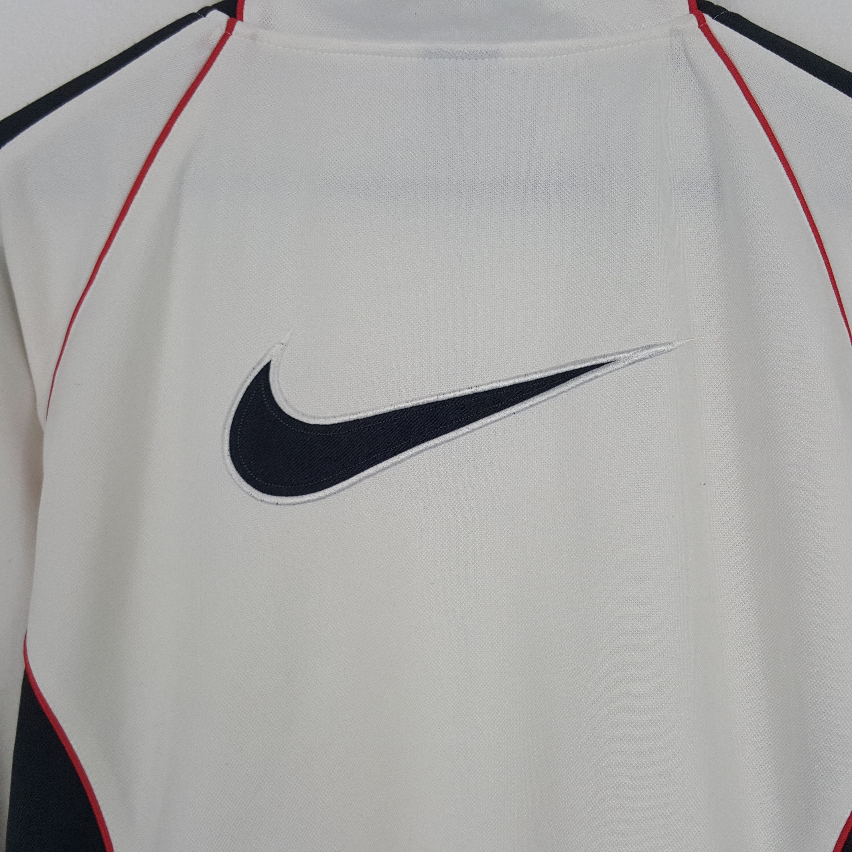 Nike × Vintage Vintage Nike Swoosh Embroidery Logo Zipper Jacket Size US L / EU 52-54 / 3 - 2 Thumbnail