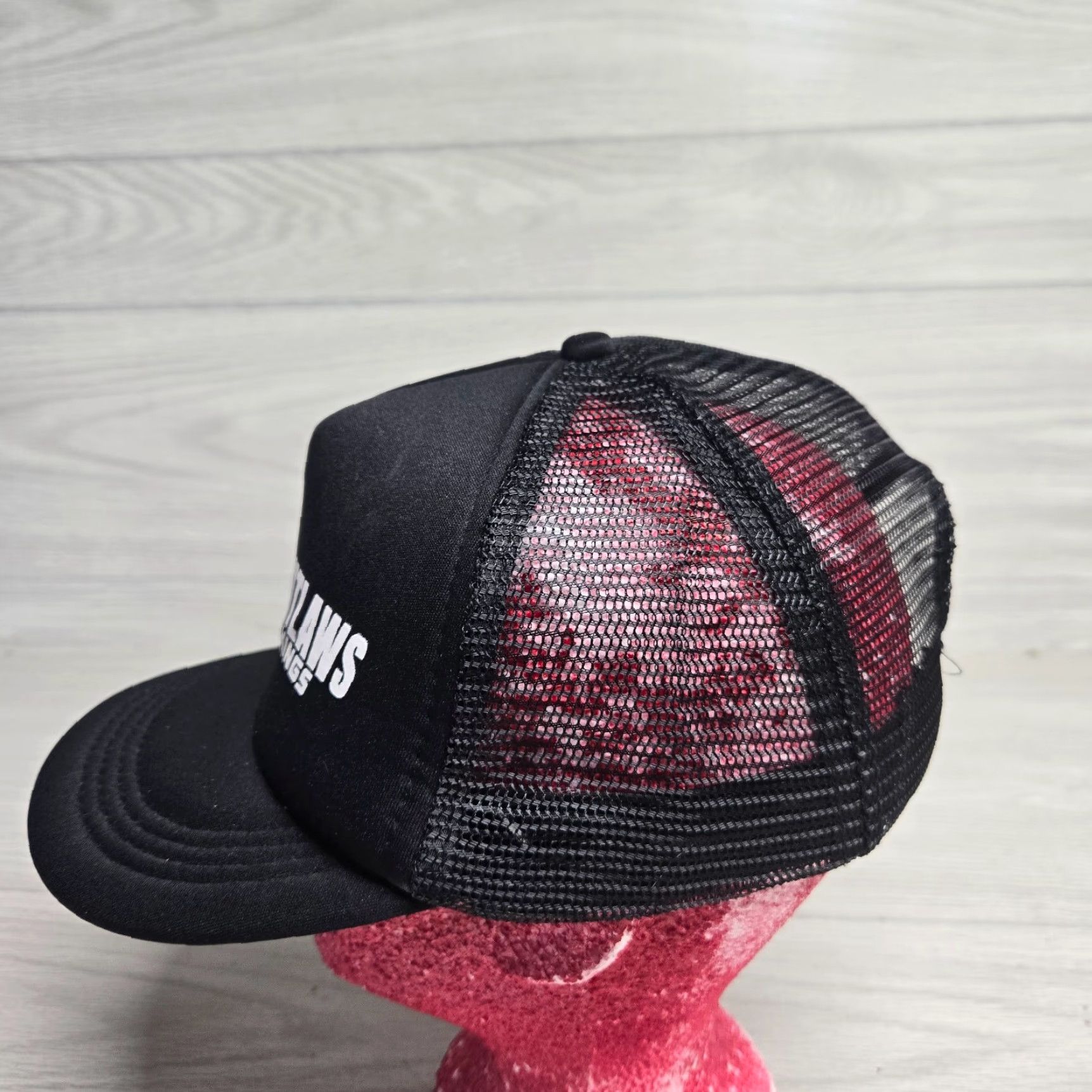 Vintage VINTAGE Street Outlaws No Prep Kings Black Trucker Baseball Hat Cap Adjustable Preowned Size ONE SIZE - 2 Thumbnail