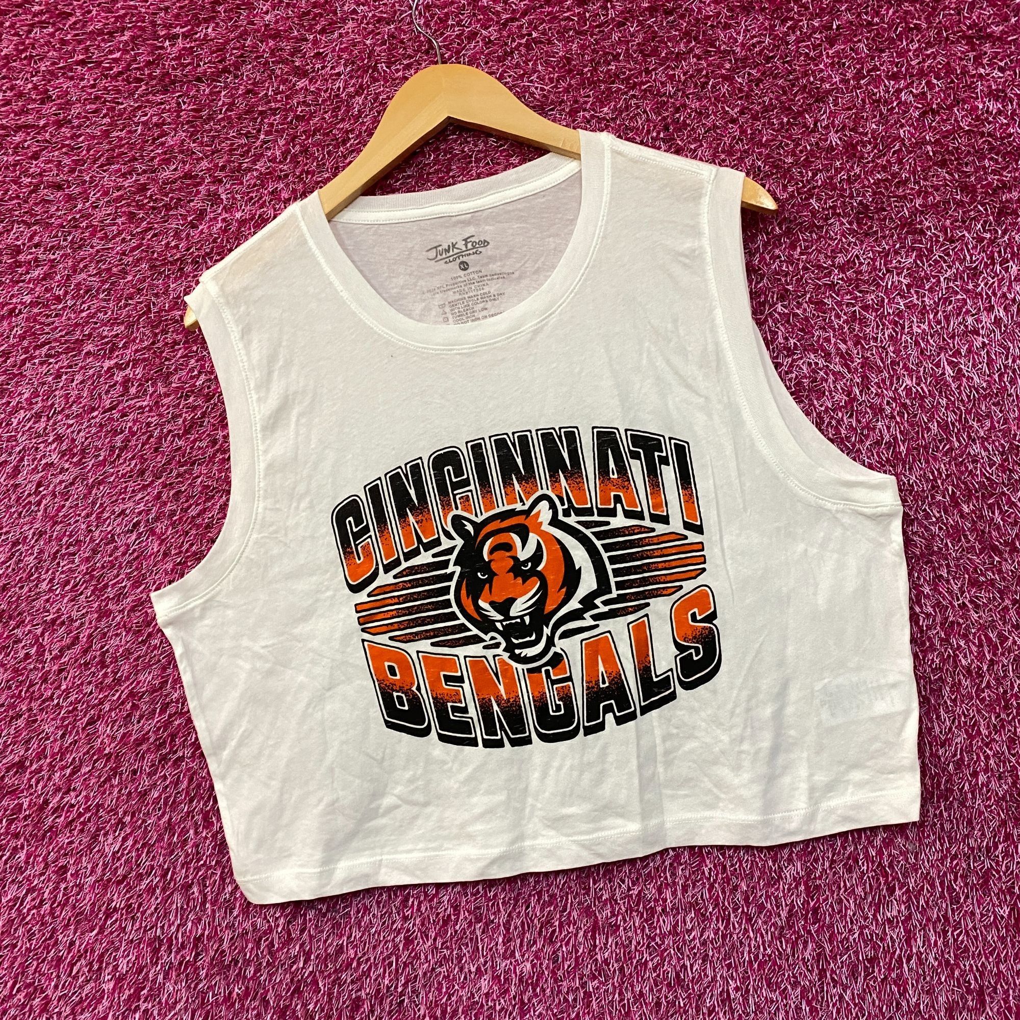 Junk Food Junk Food Clothing NFL Cincinnati Bengals Cropped Sleeveless Size XL / US 12-14 / IT 48-50 - 3 Thumbnail